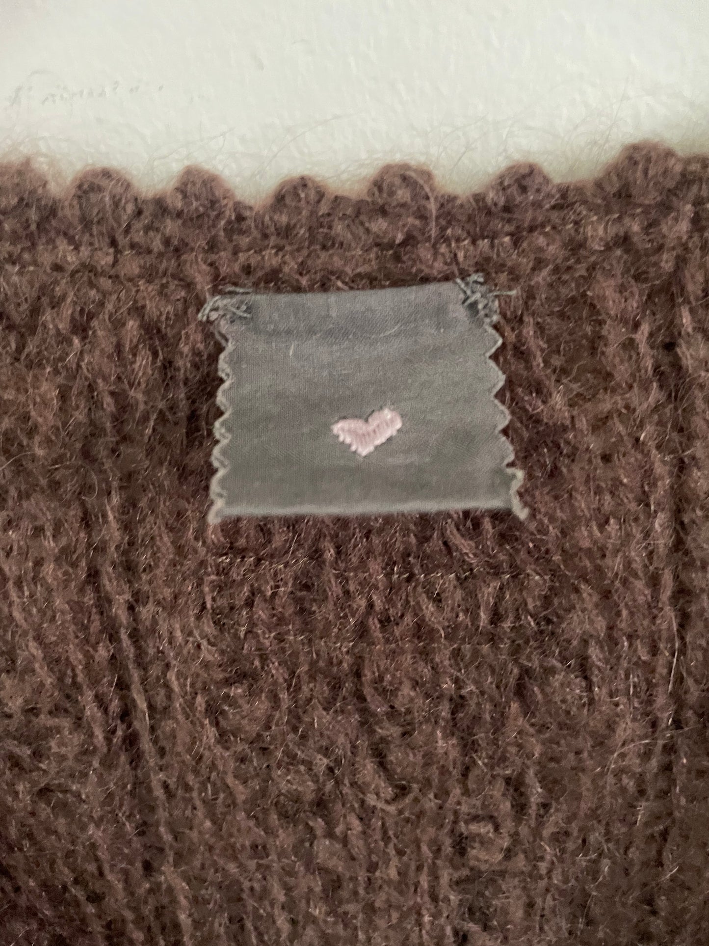 Strik - Heartmade - Brun mohair