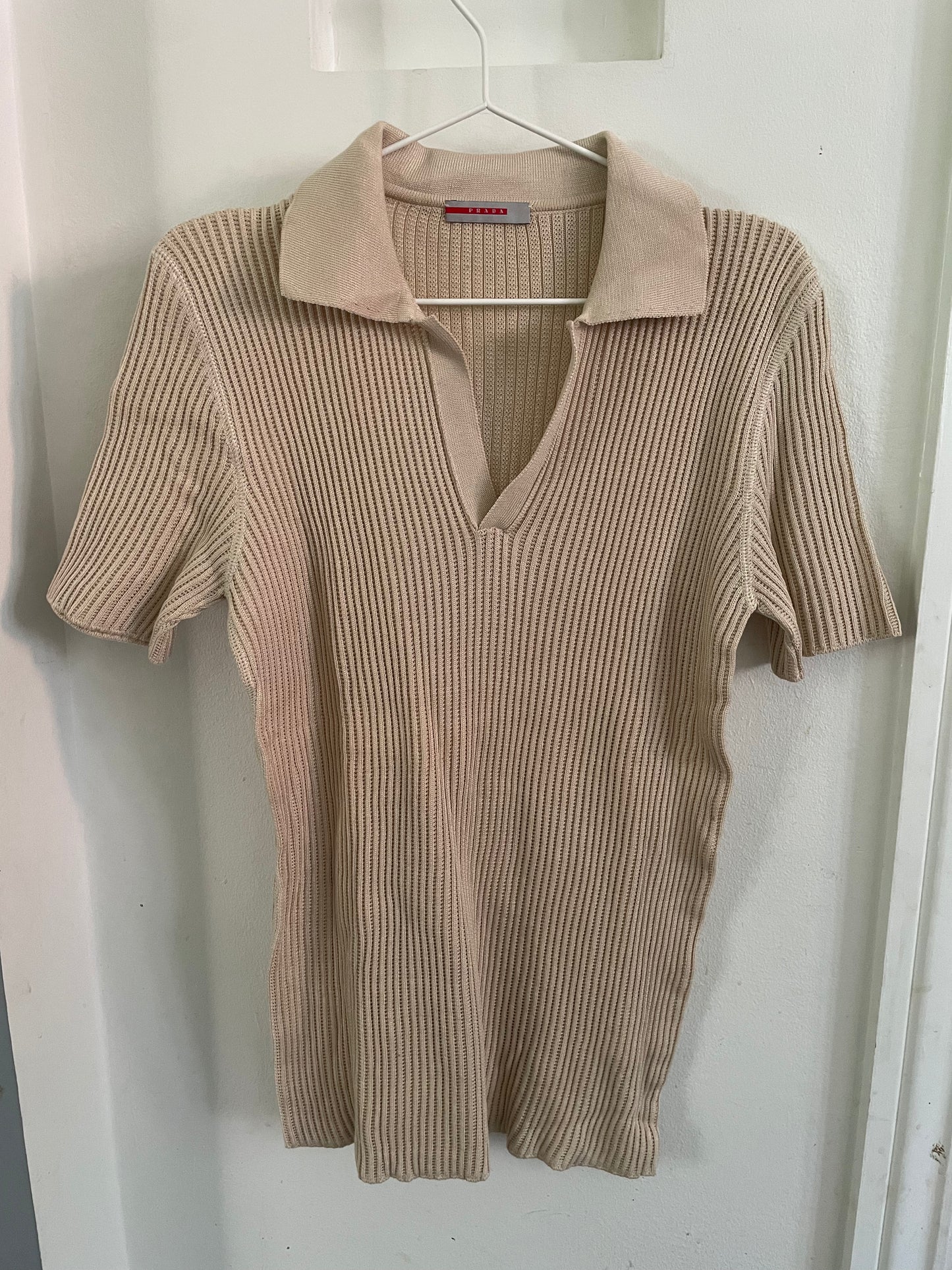 Prada - Ribbed knit polo - "Vintage for HIM"