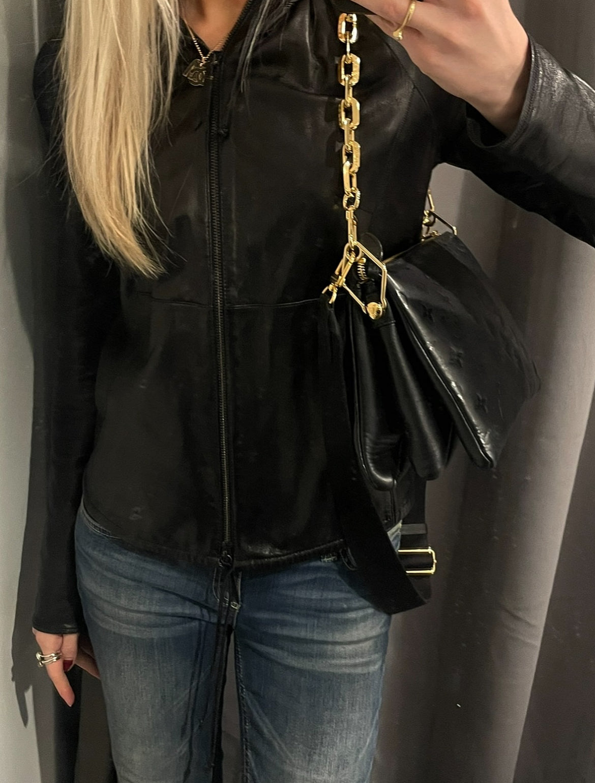 Louis Vuitton Coussin BB Bag - Black Leather & Gold Hardware