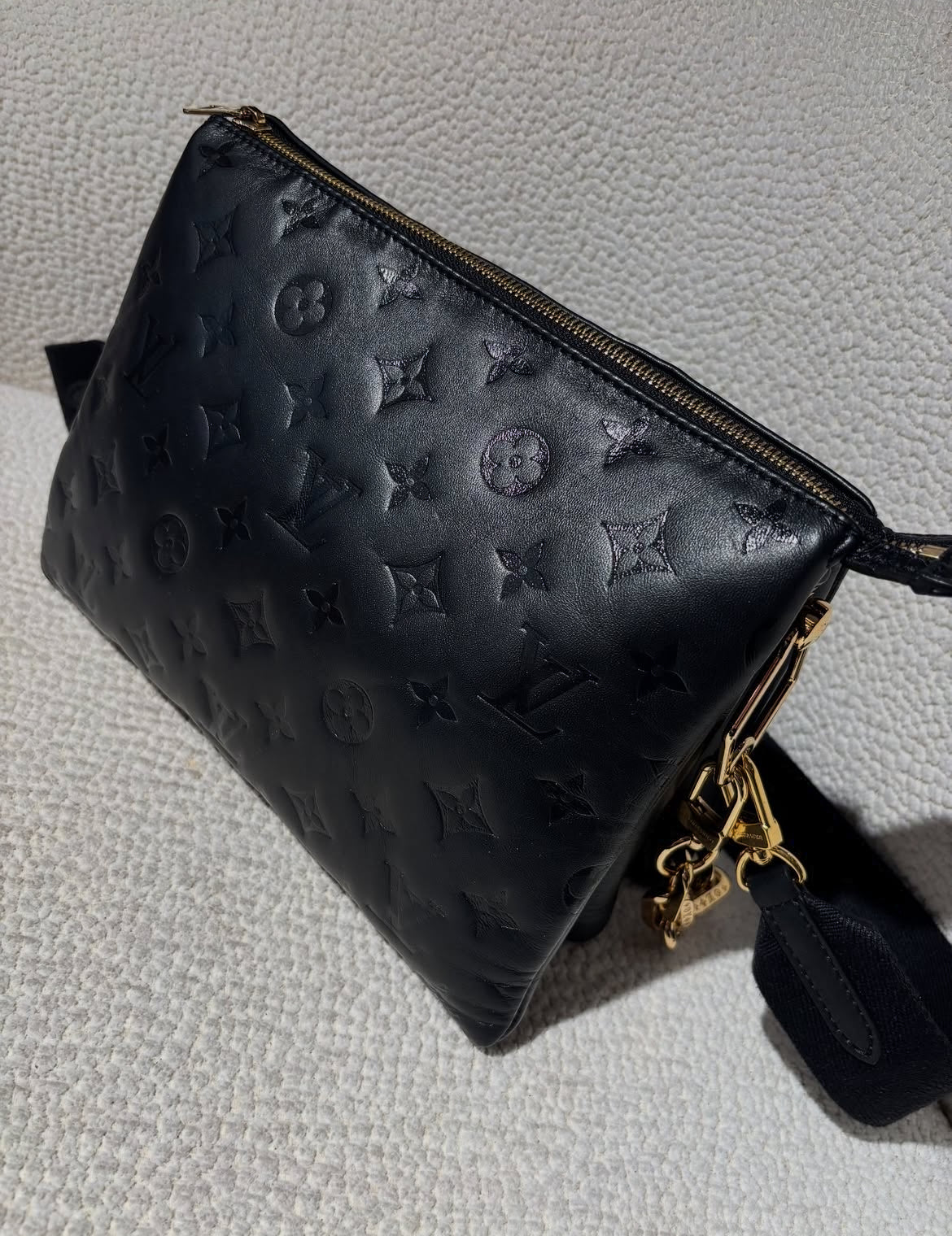 Louis Vuitton Coussin BB Bag - Black Leather & Gold Hardware