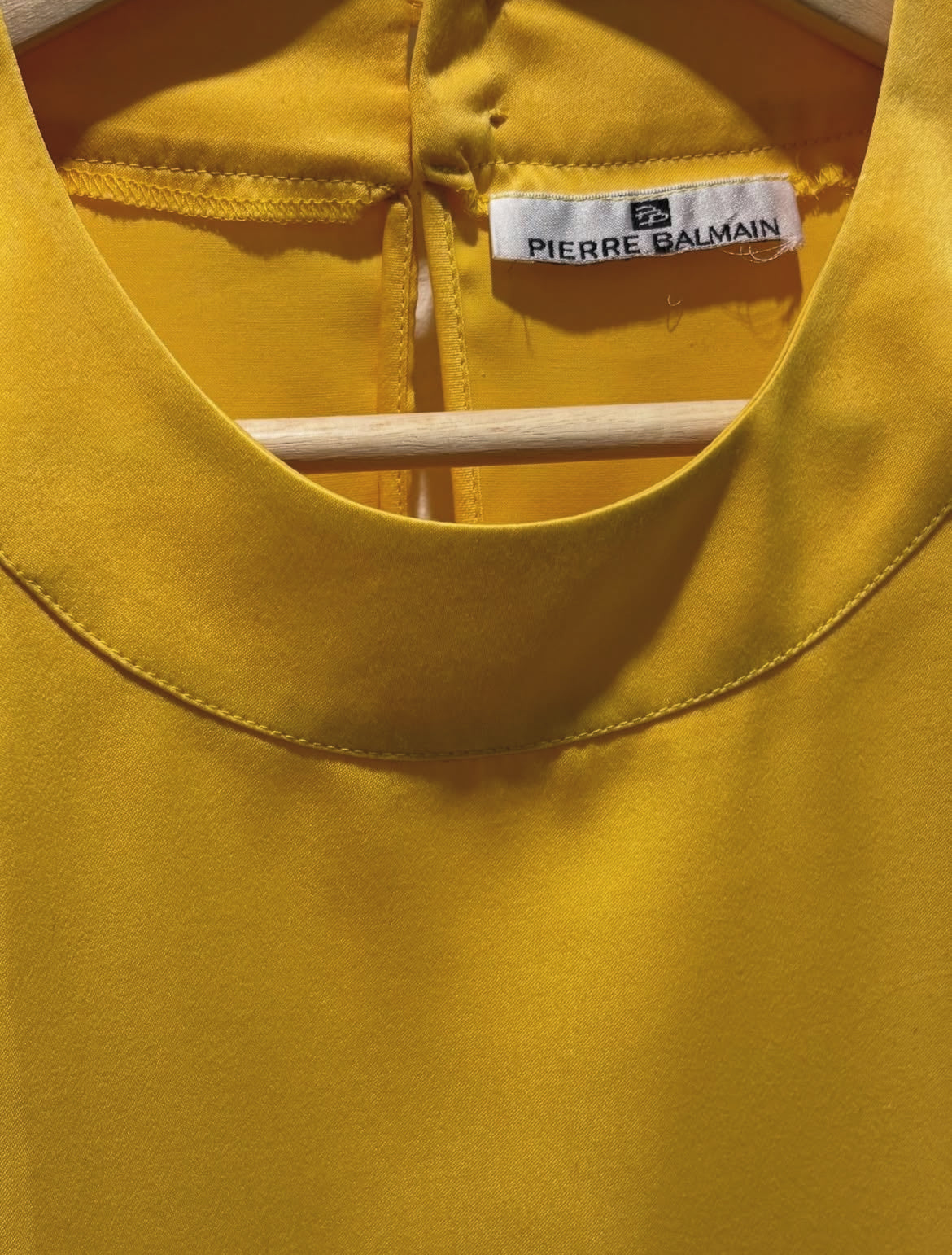 Balmain vintage silk top - S/M