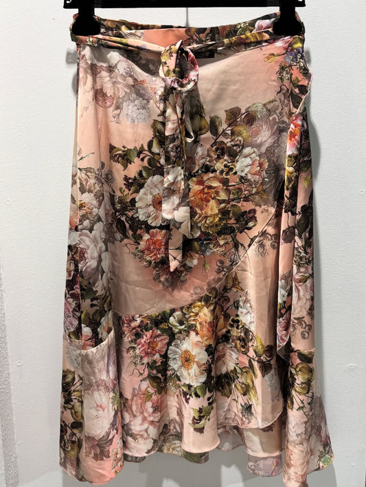 Karmamia Skirt - Floral in Silk - Onesize
