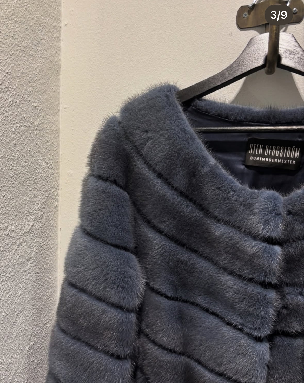 Sten Bergström blue mink Fur - Size S-L