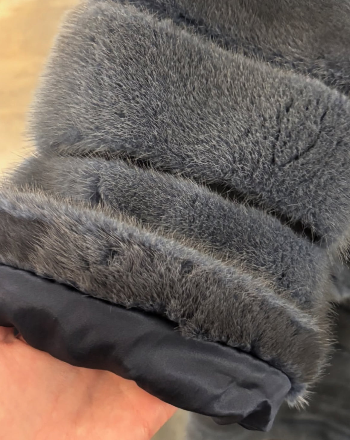 Sten Bergström blue mink Fur - Size S-L
