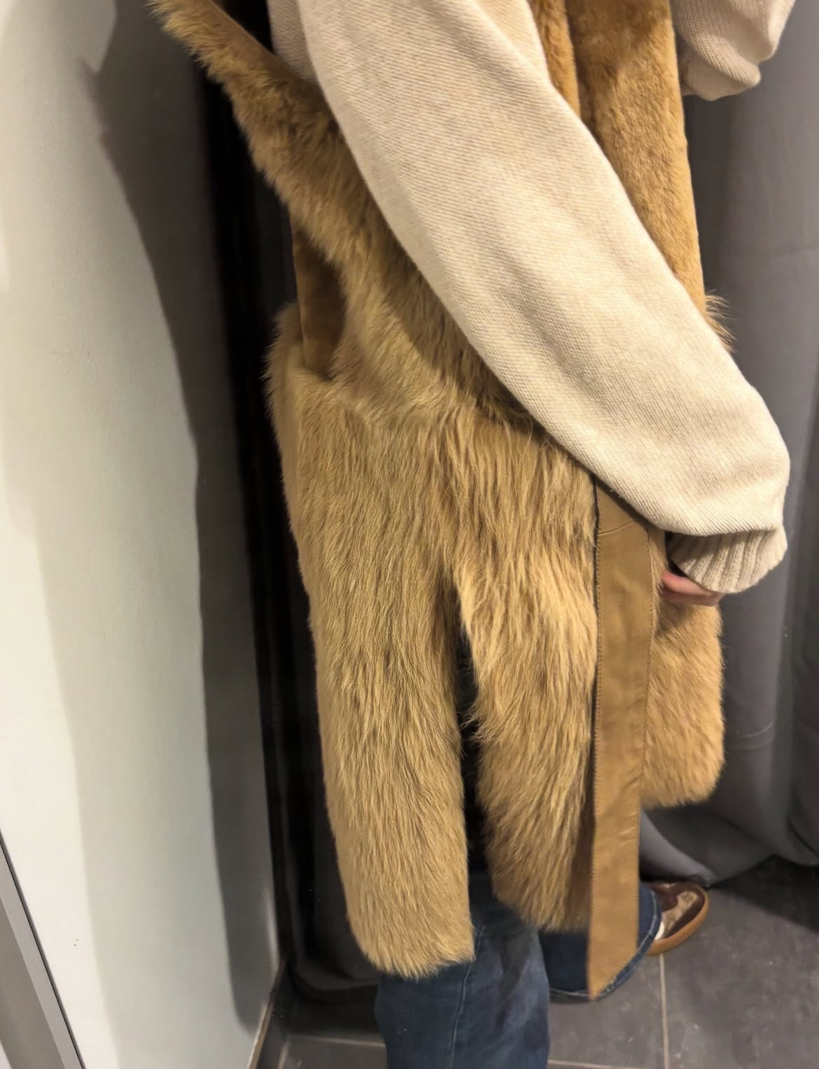 Malene Birger Fur Vest  - Size M/L