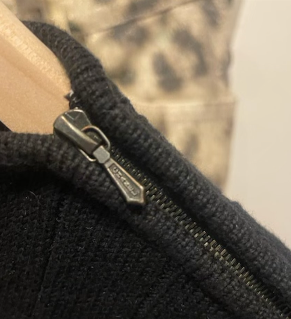 Chanel Herre - strikket top - sort - L