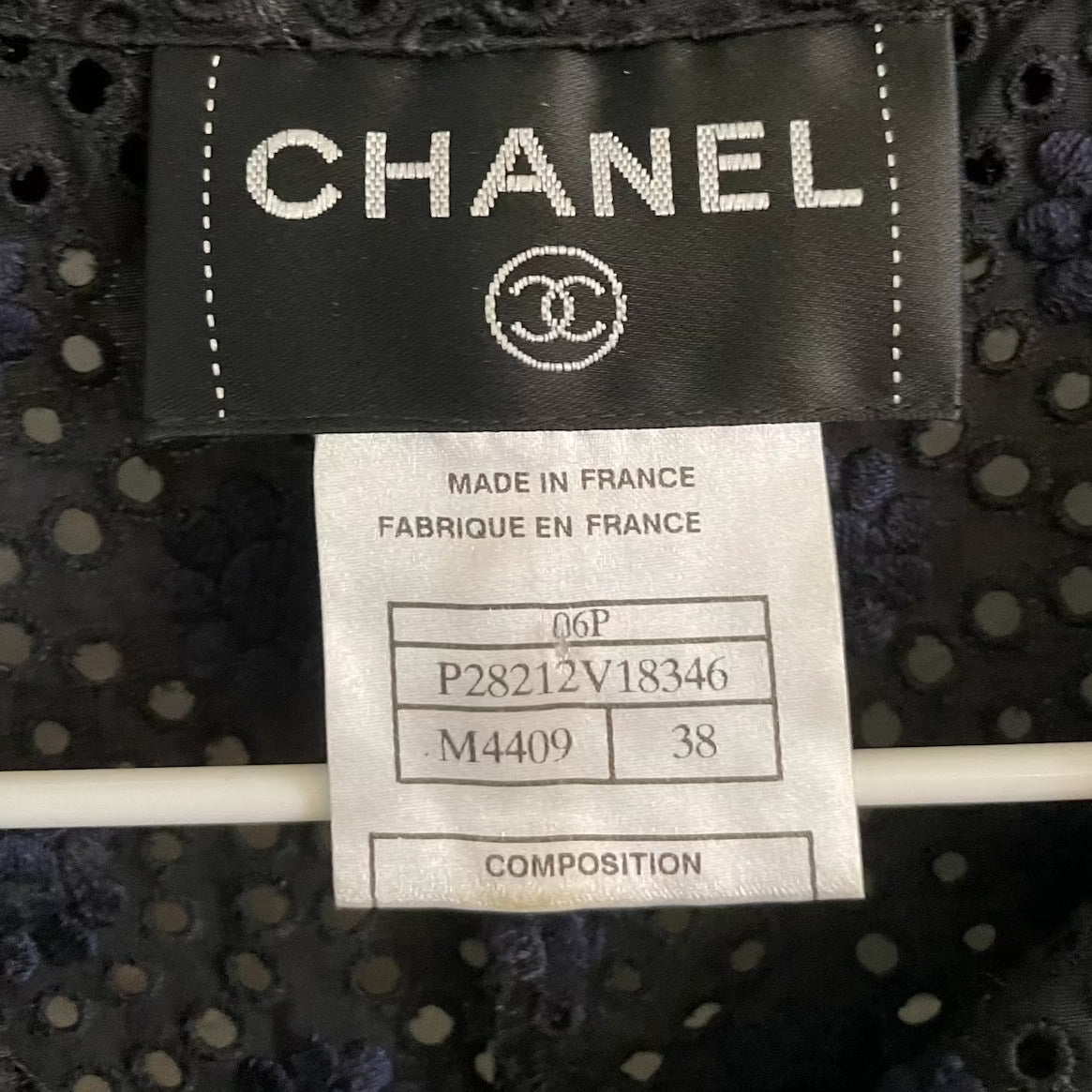 Chanel - Kjole - Broderie Anglaise