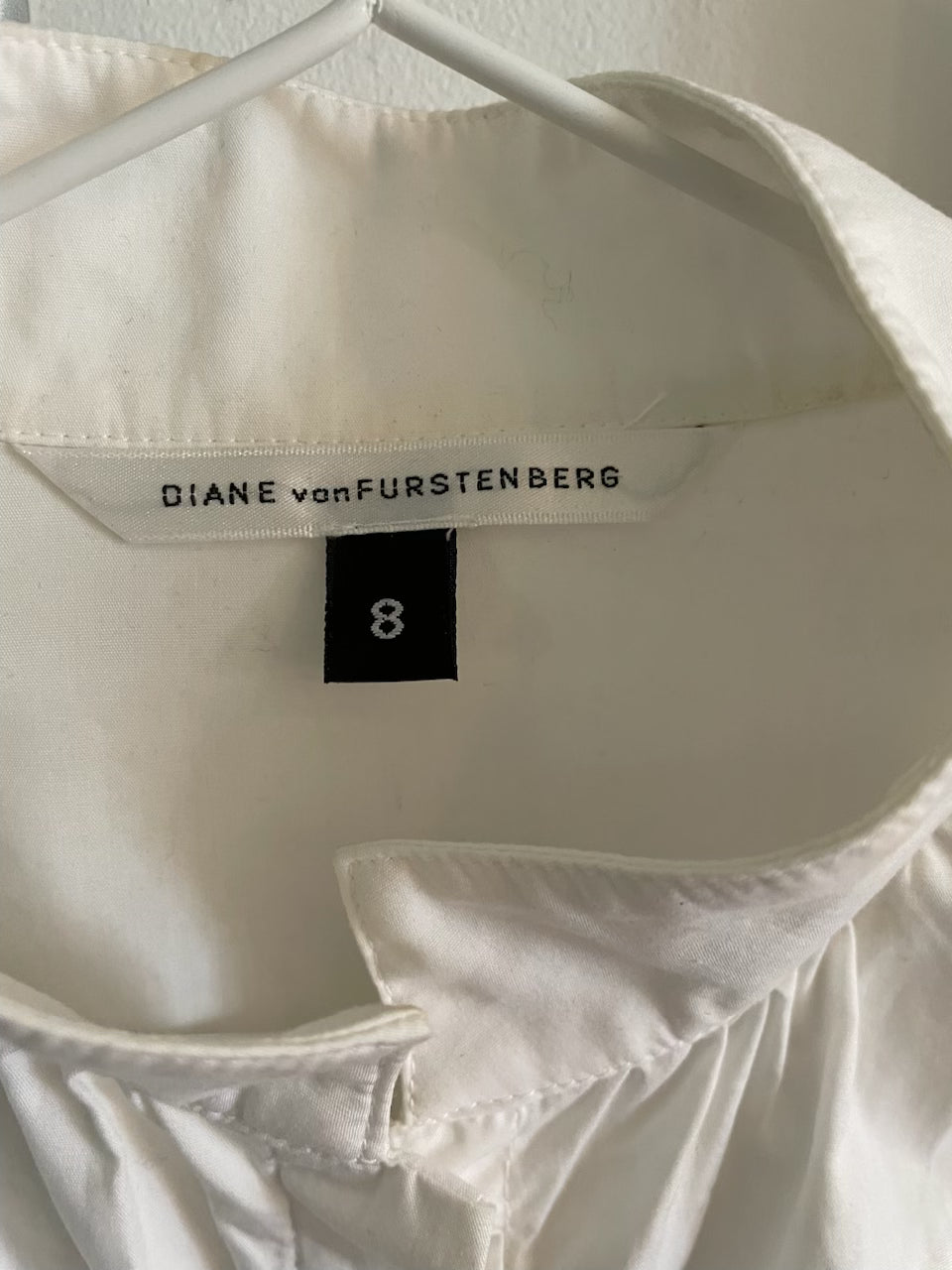 Skjorte, hvid - Diane von Furstenberg