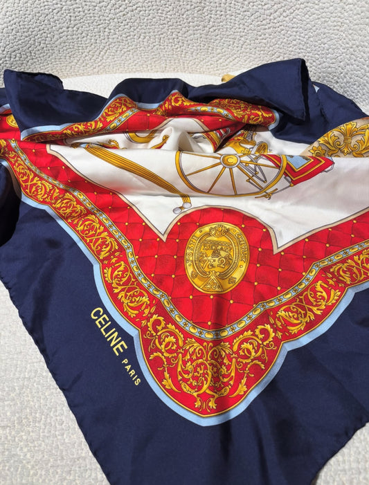 Celine Silk Scarf - 85 x 85 cm