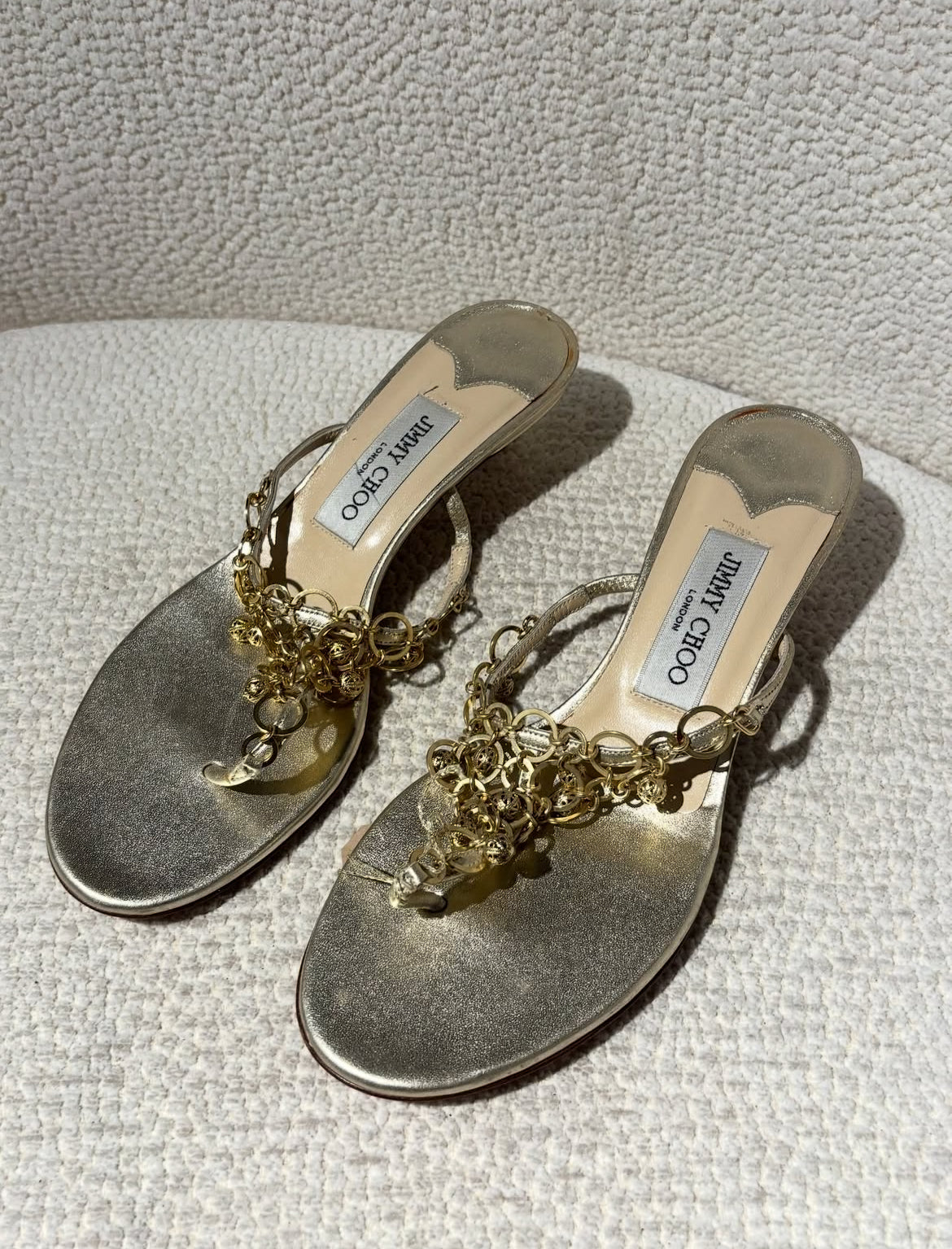 Jimmy Choo sandals Gold - EU 38
