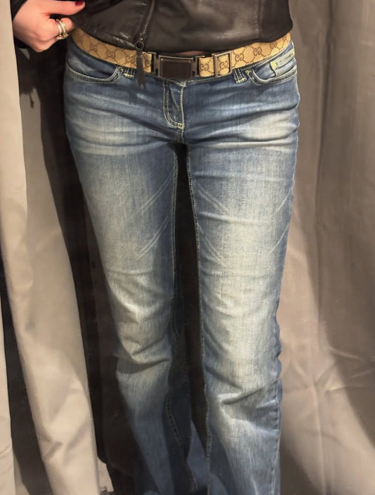 Gucci Belt - monogram canvas - 75 - 80 cm