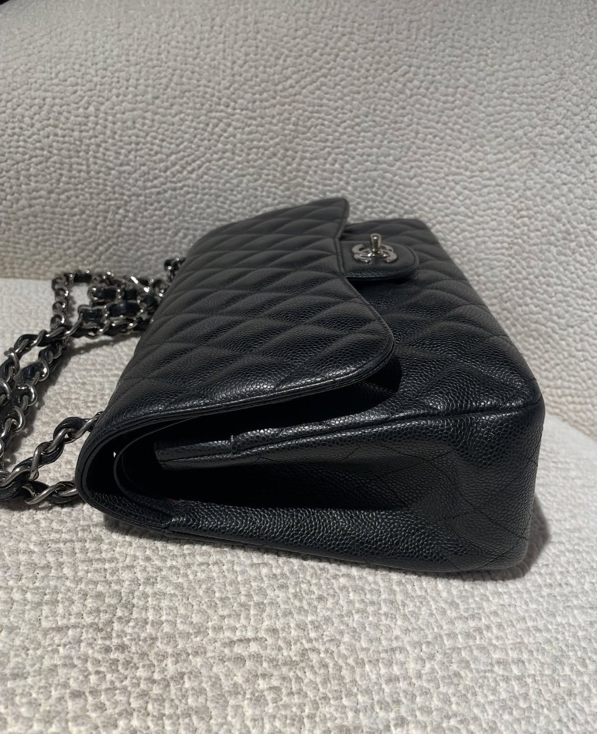 Chanel Classic Caviar Flap Bag Jumbo/large