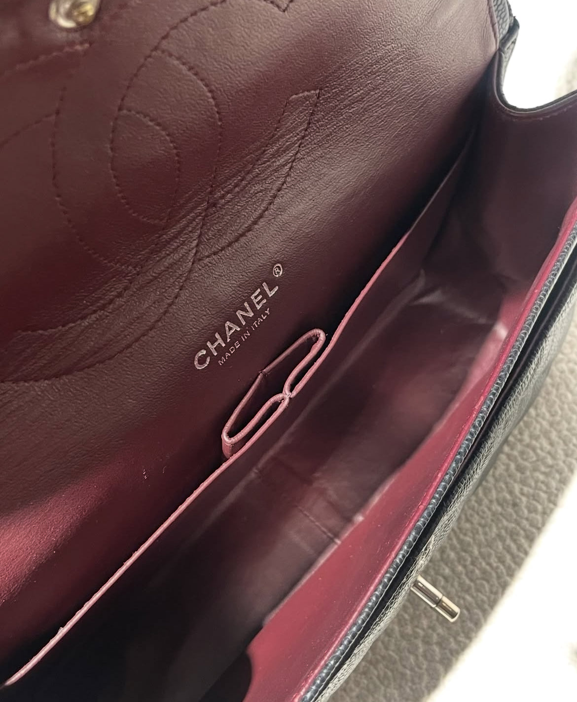 Chanel Classic Caviar Flap Bag Jumbo/large