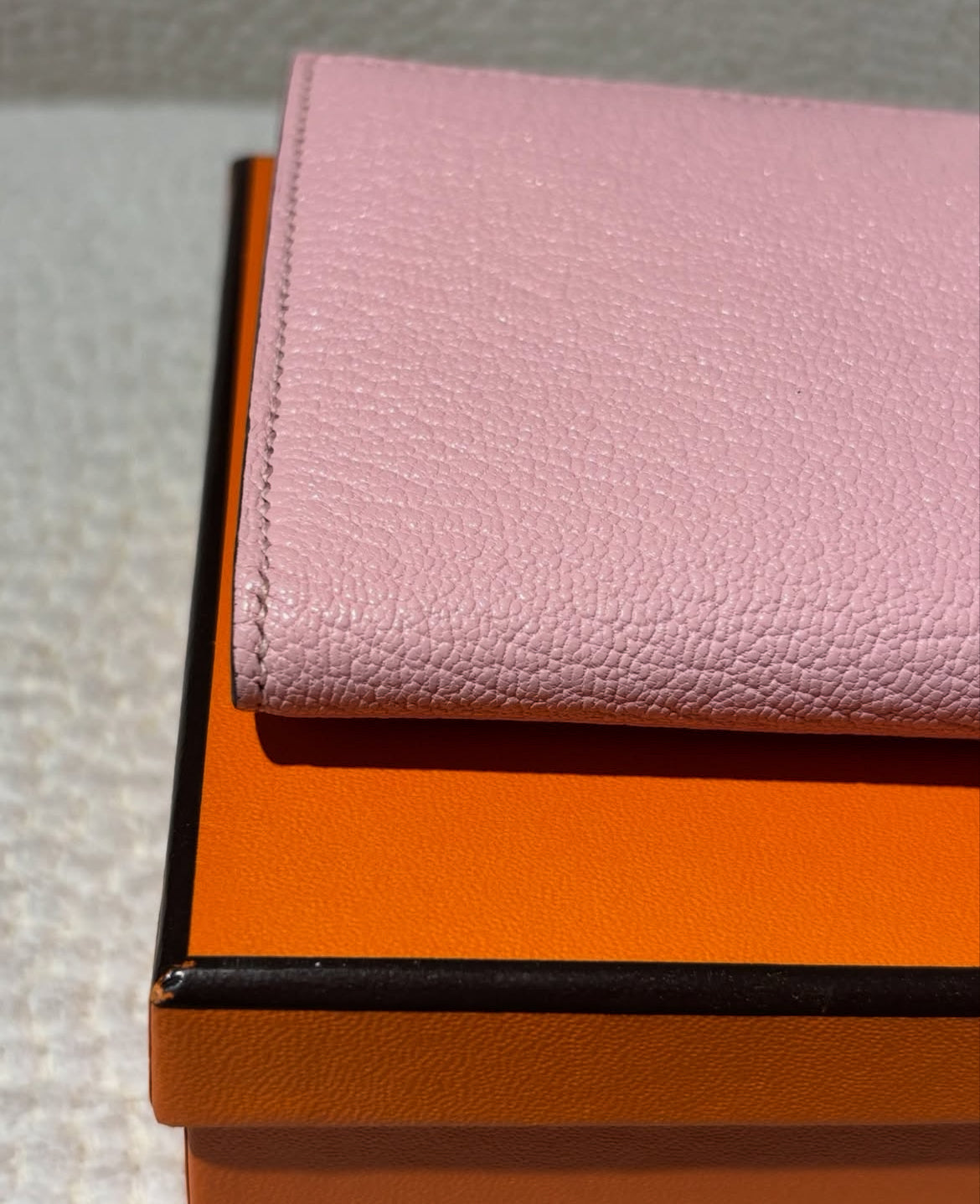 Hermès Béarn - Rose Sakura w. Palladium Hardware