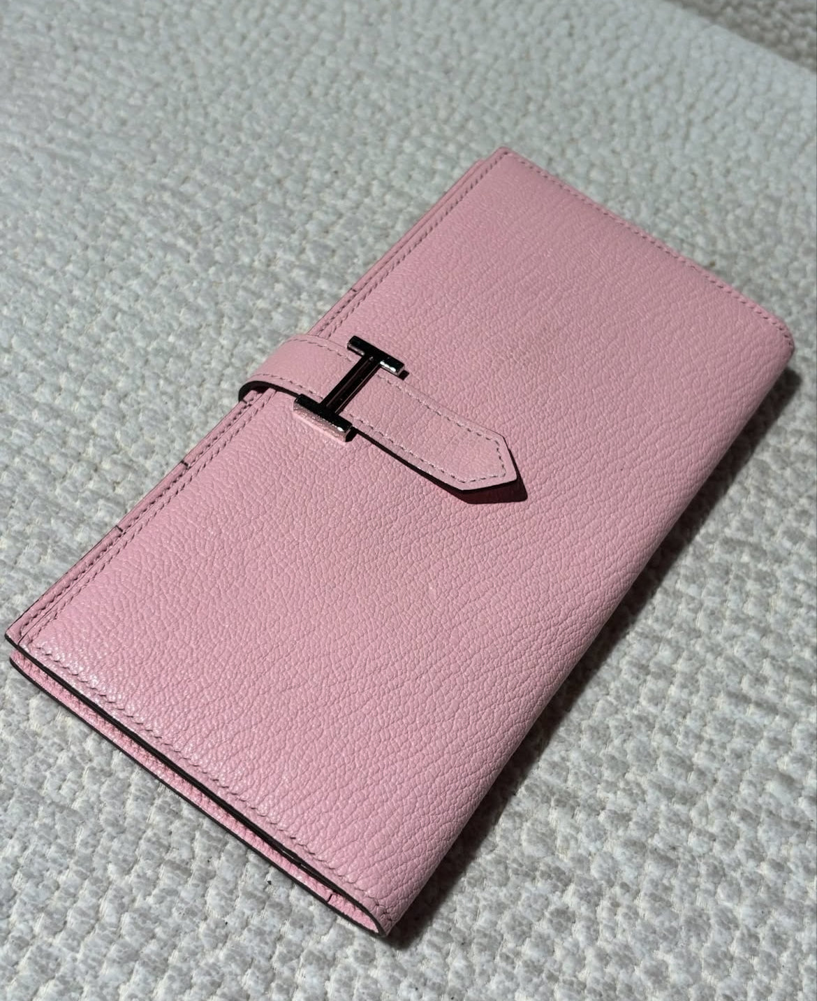 Hermès Béarn - Rose Sakura w. Palladium Hardware