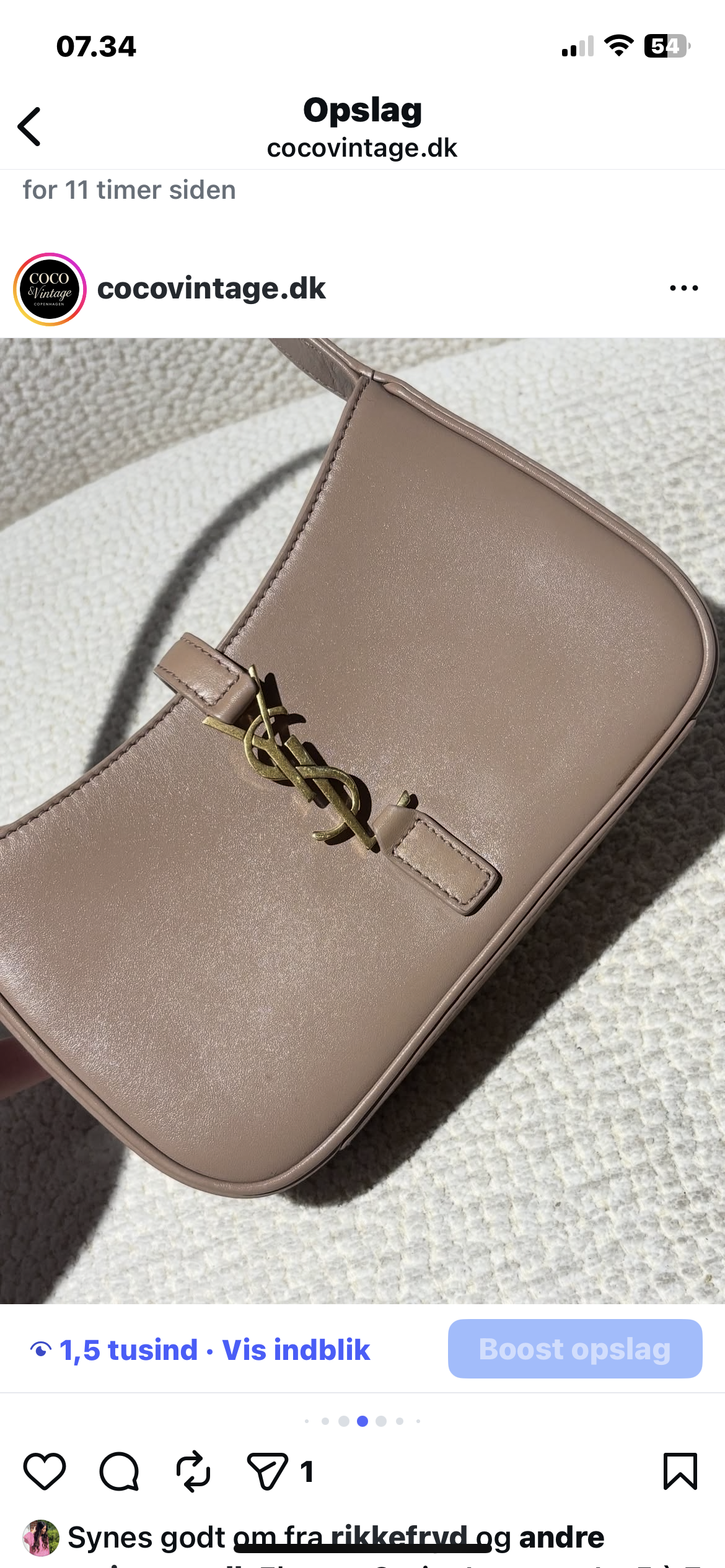 Saint Laurent - Le 5 à 7 Mini shoulder bag - rosy sand