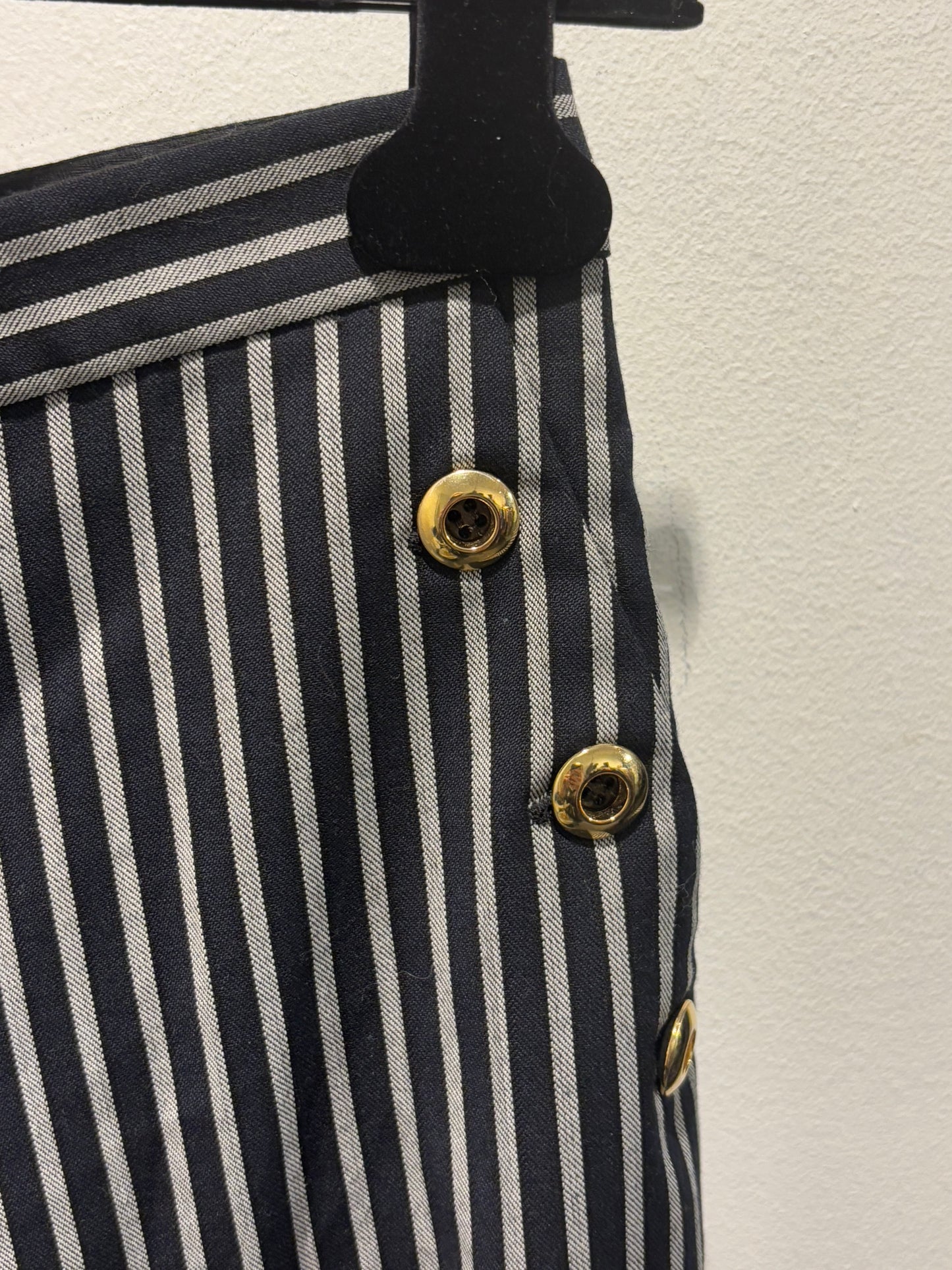 Baum & Pferdgarten - Pants - Navy pants w. stripes - Medinas Wardrobe - XS/S