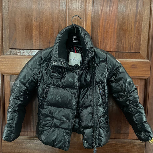 Vinterjakke børn - Moncler - sort