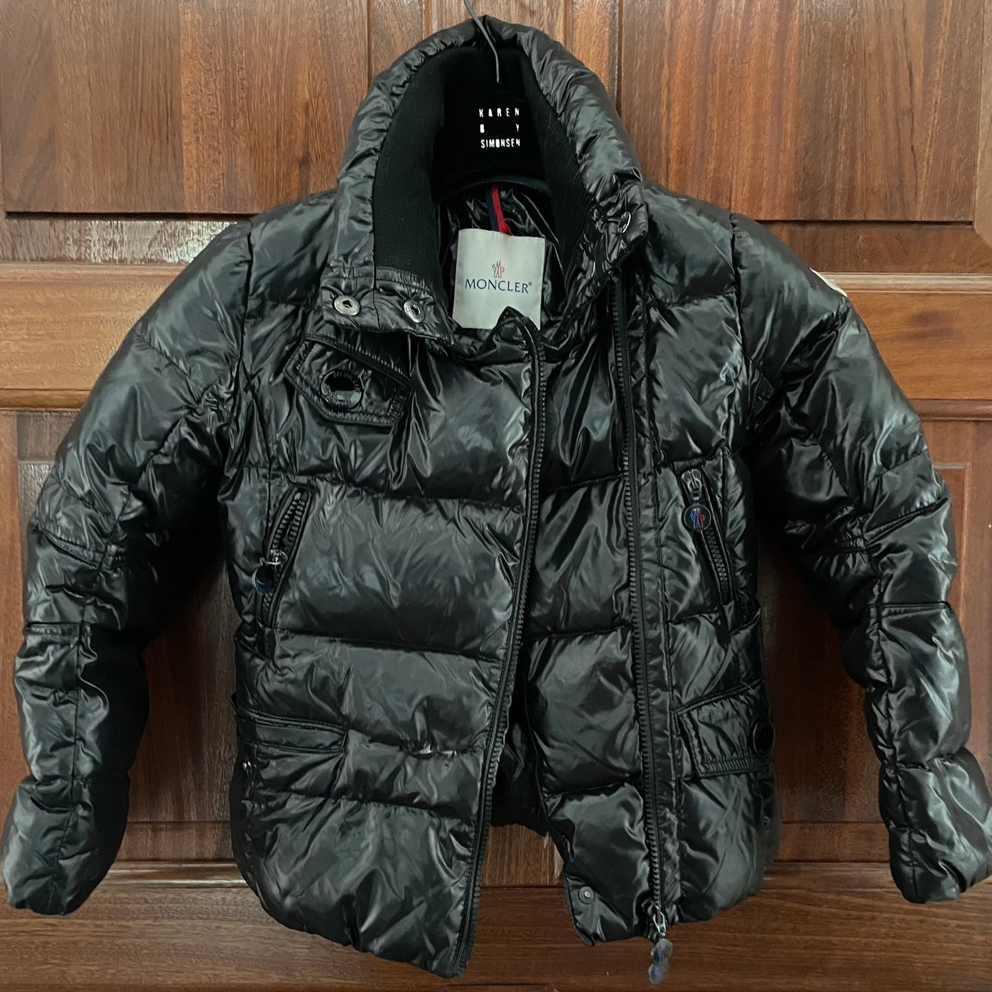 Vinterjakke børn - Moncler - sort