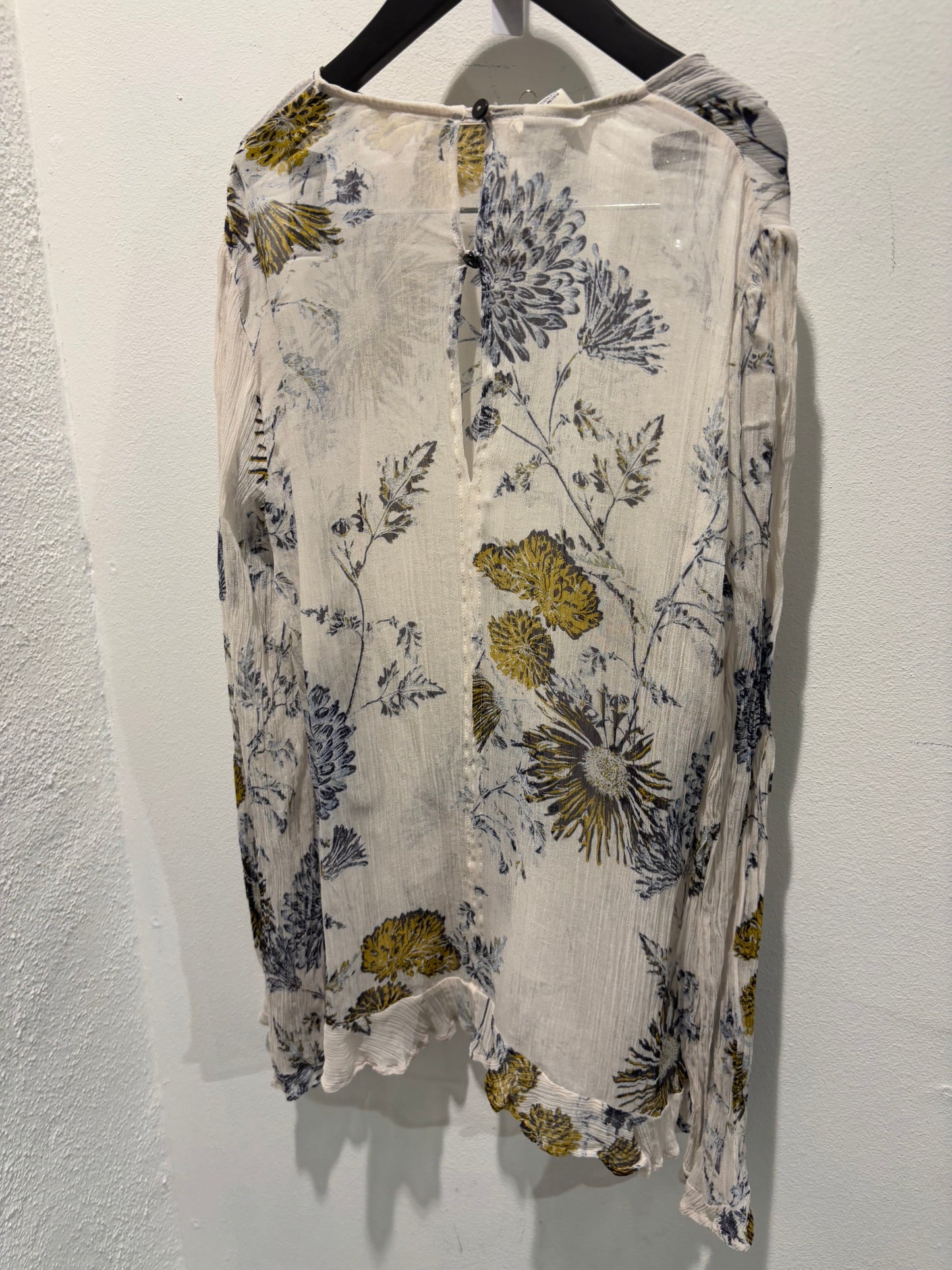Baum & Pferdgarten - ecru top w. flowers - EU36 - Medinas Wardrobe