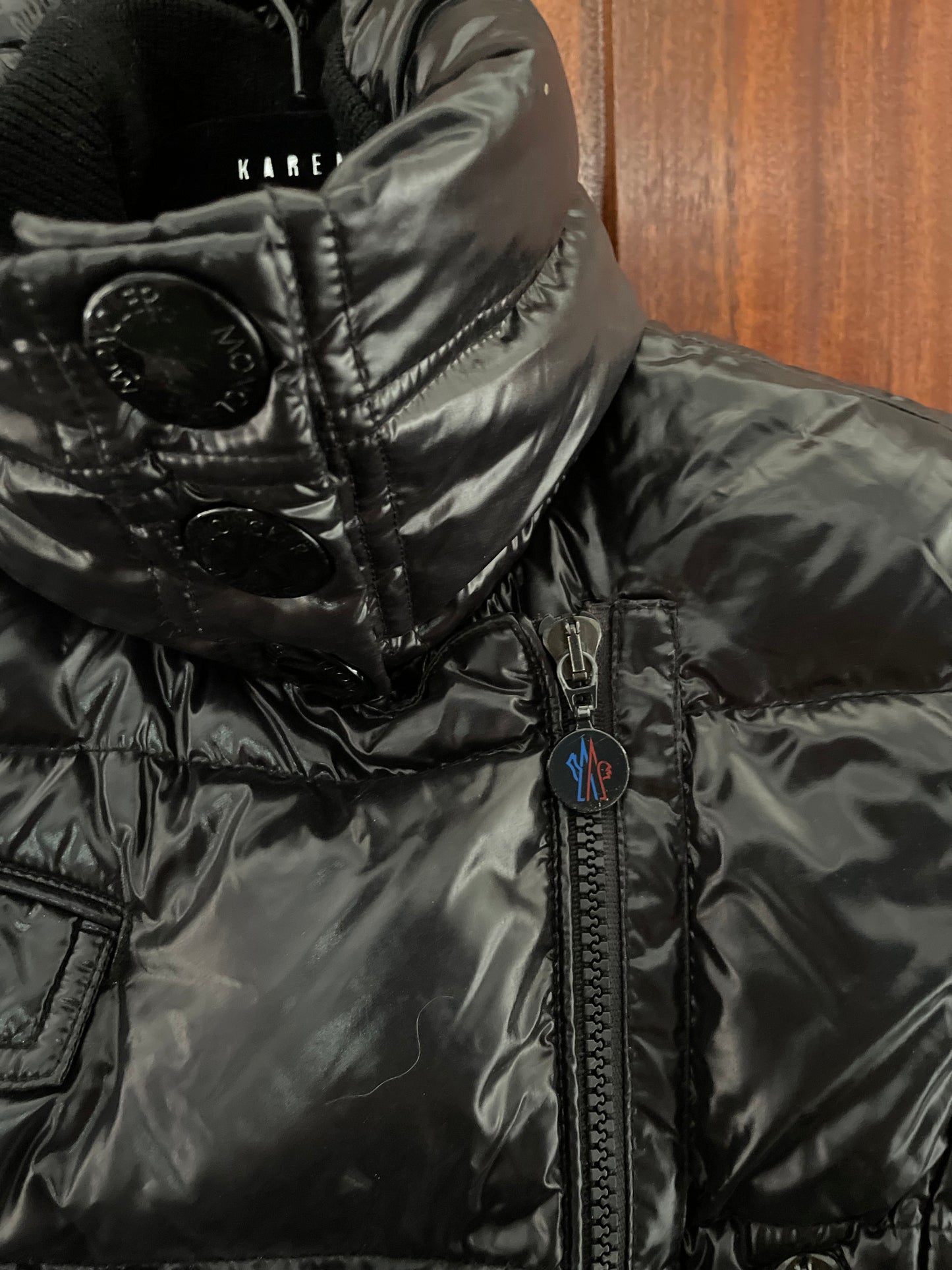 Vinterjakke børn - Moncler - sort