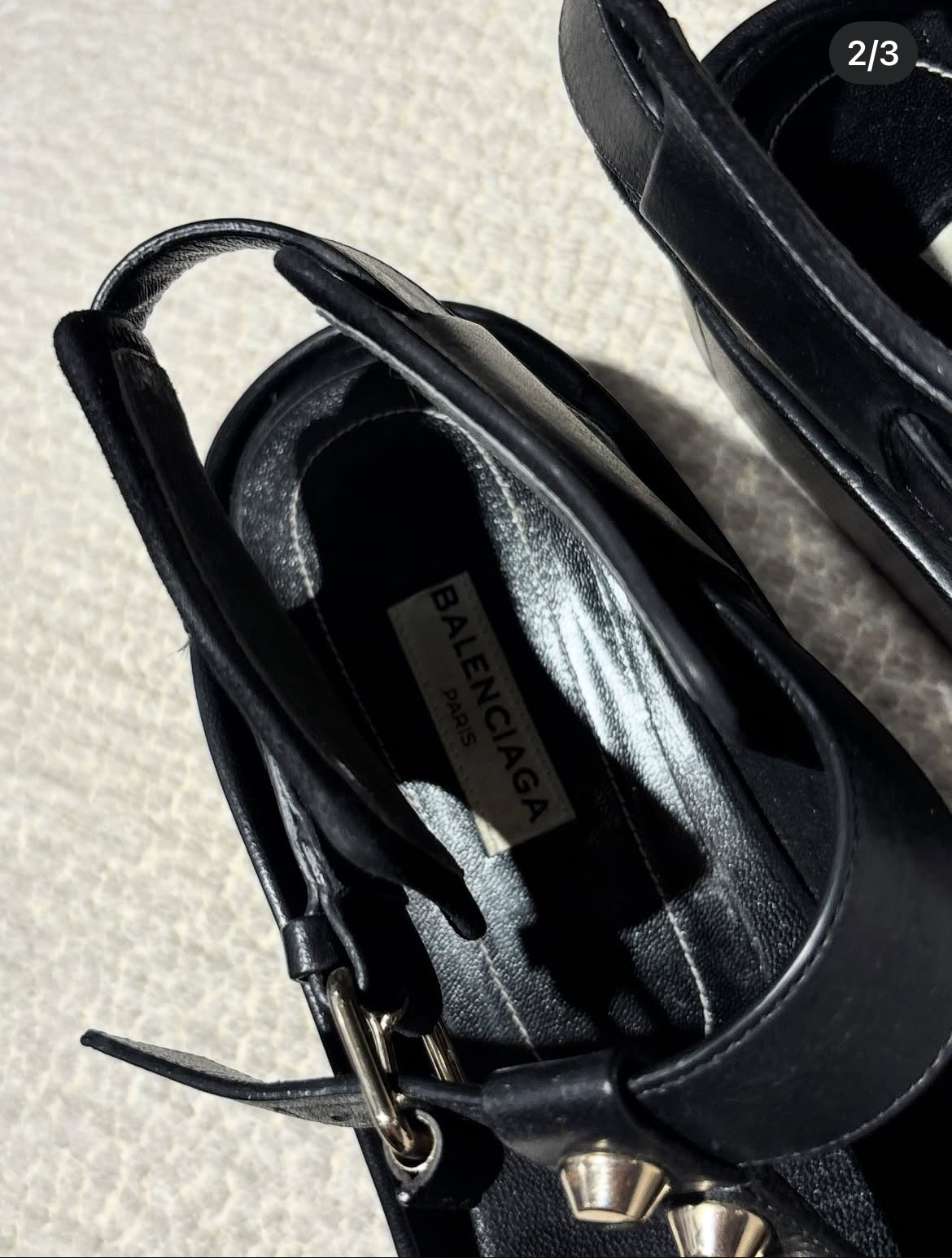 Balenciaga - sandals black - EU39
