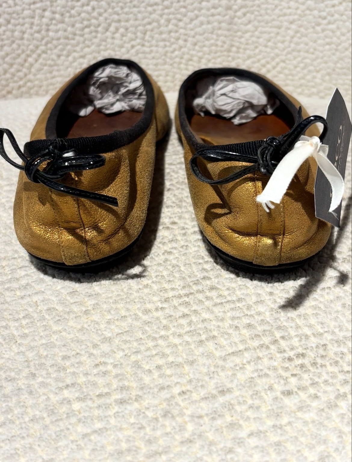 Chanel Ballerinas -  Gold lambskin - EU38