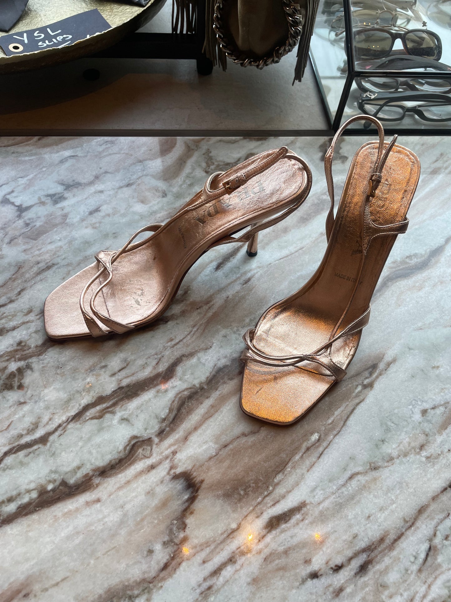 Prada -Sandal - Rosegold - str.37