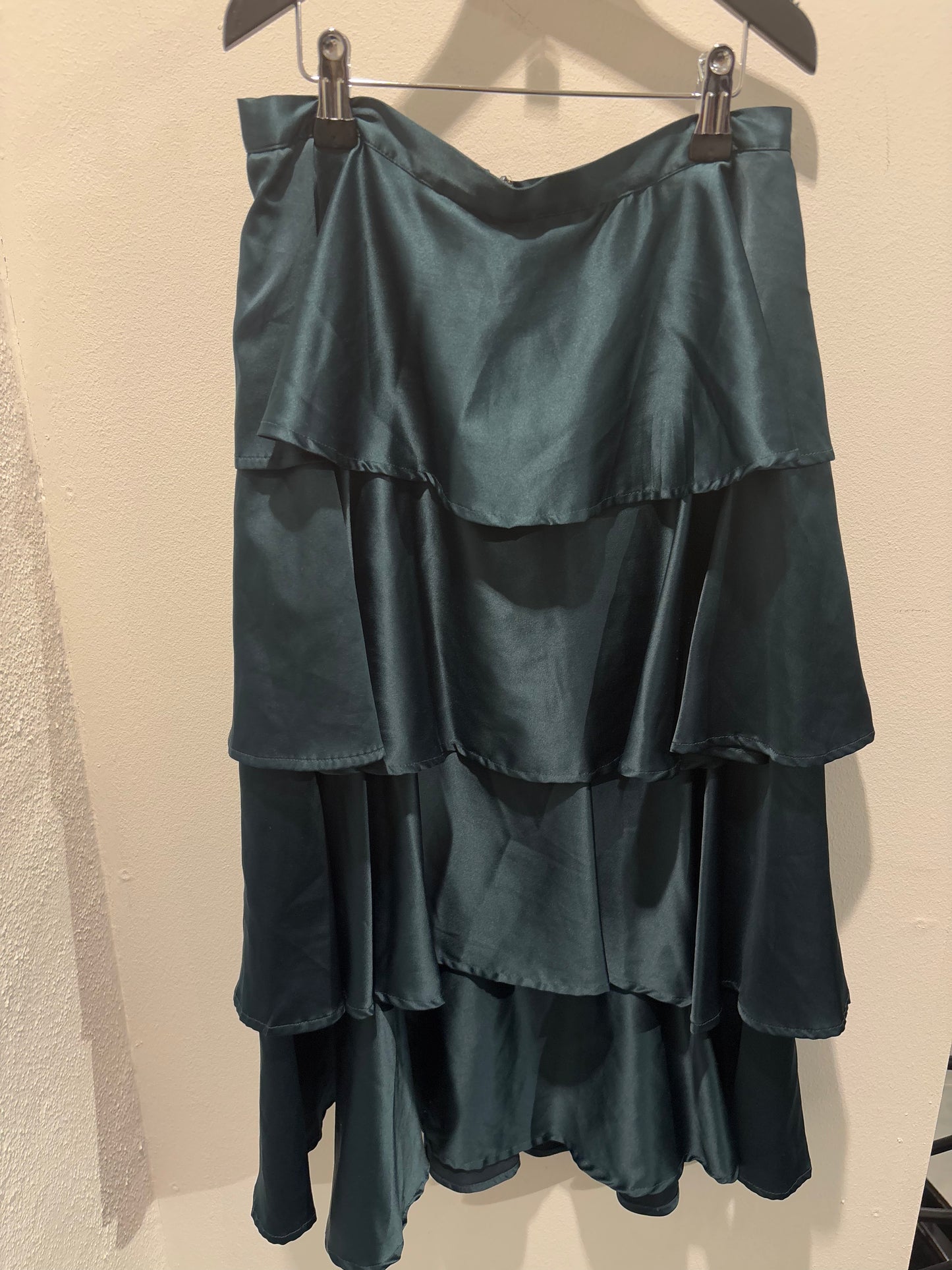 Baum & Pferdgarten - Silk-satin skirt - deep green - S - Medinas Wardrobe