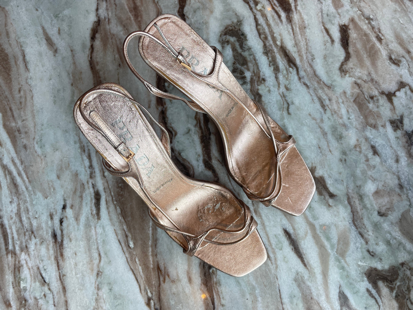 Prada -Sandal - Rosegold - str.37