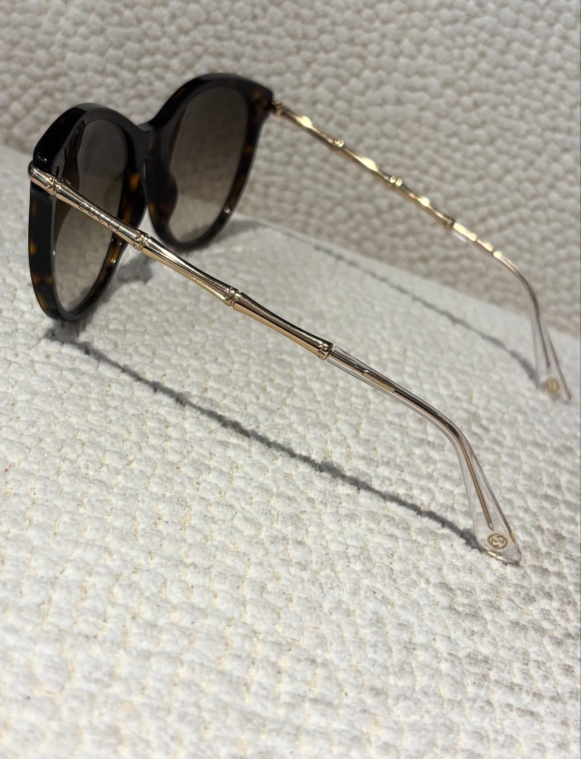 Gucci Sunglasses - Brown with Gold