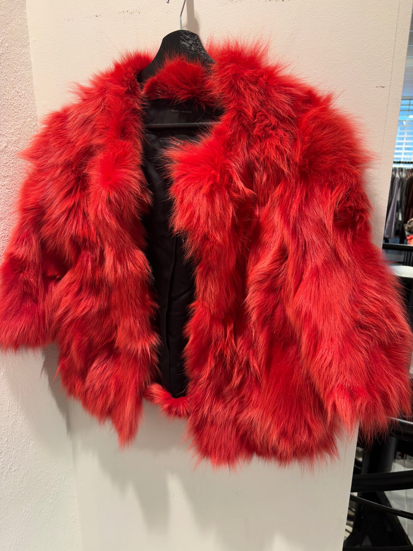 Marc Jacobs - Fur - Red - M - Medinas Wardrobe