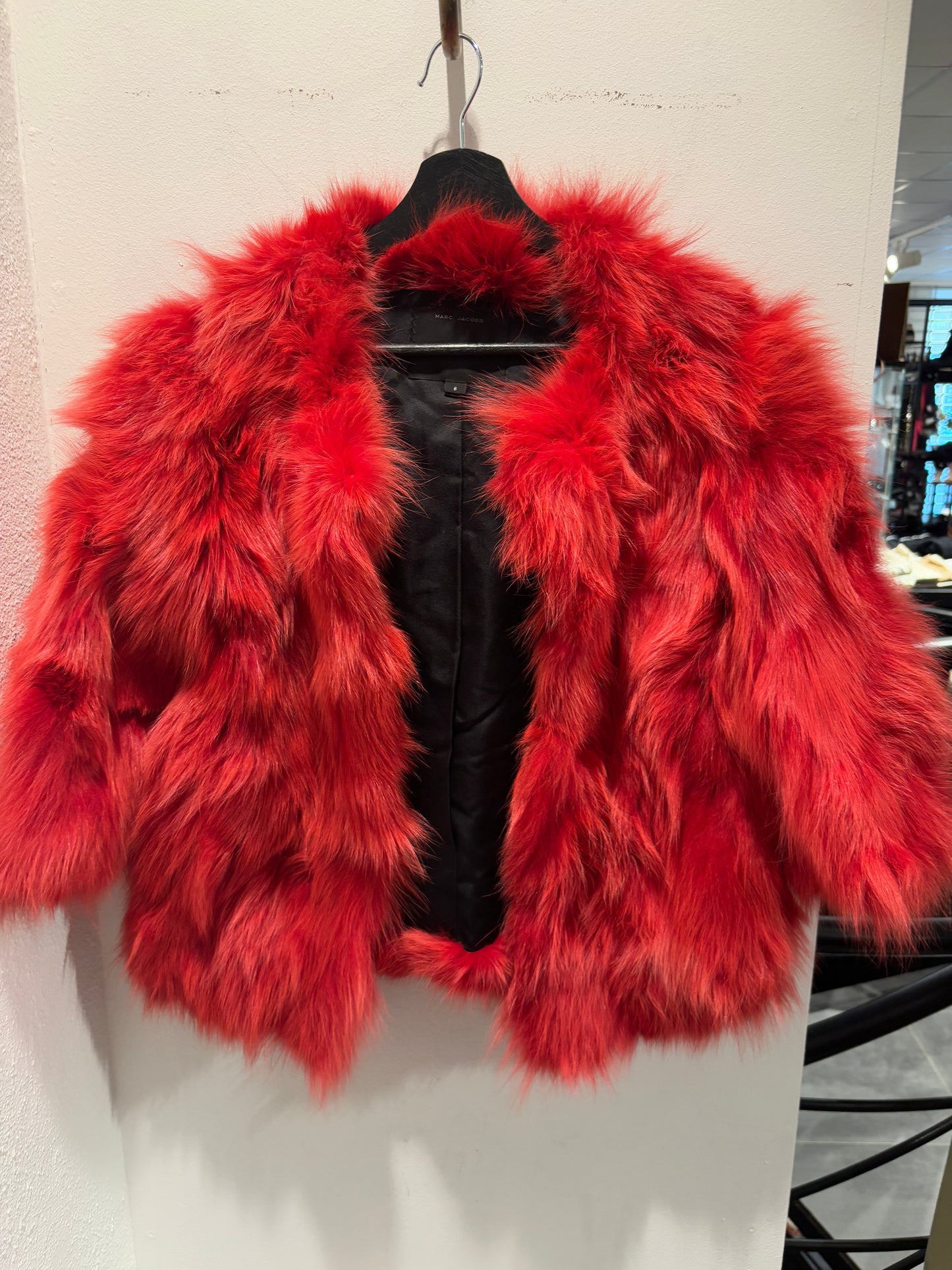 Marc Jacobs - Fur - Red - M - Medinas Wardrobe