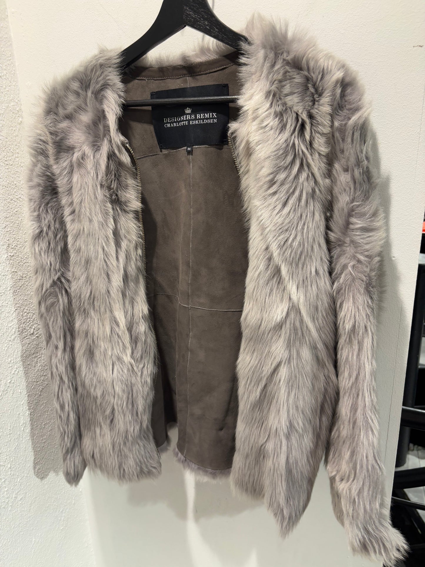 Designers Remix - Fur - Grey - Medinas Wardrobe