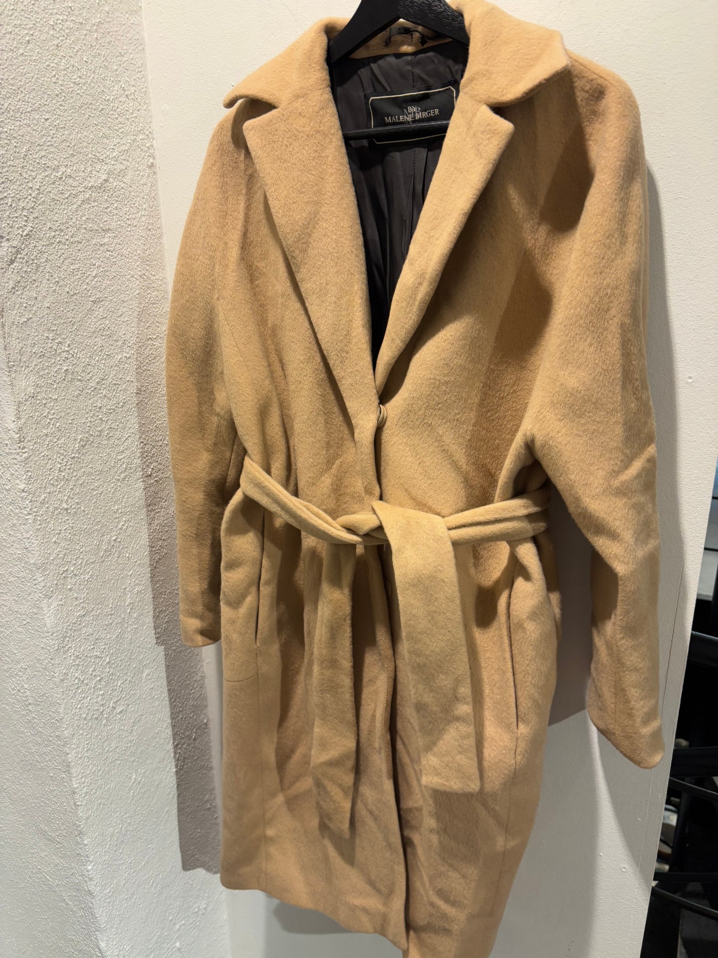 Malene Birger - long Camel wool coat - S - Medinas Wardrobe