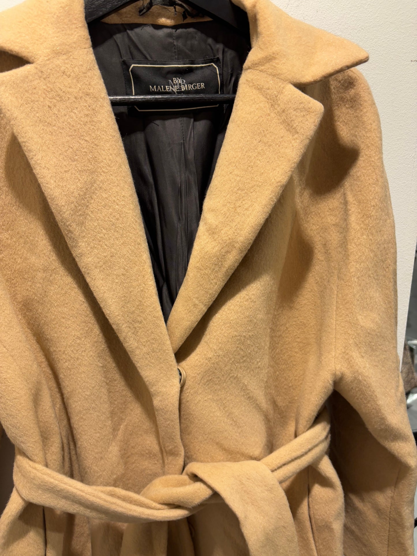 Malene Birger - long Camel wool coat - S - Medinas Wardrobe