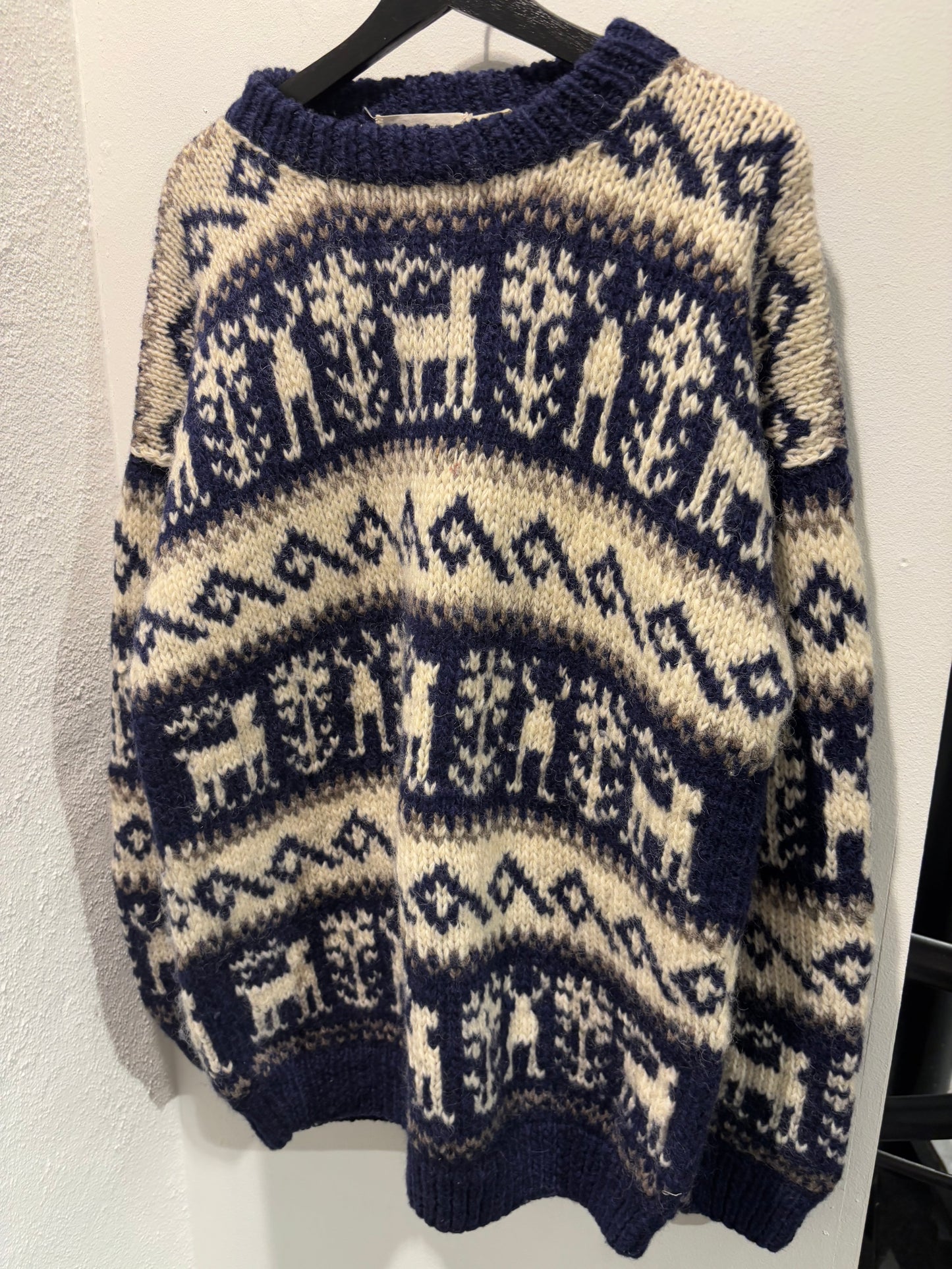 Isabel Marant Etoile - Knit - Ecru & Navy - Medina’s Wardrobe - EU38