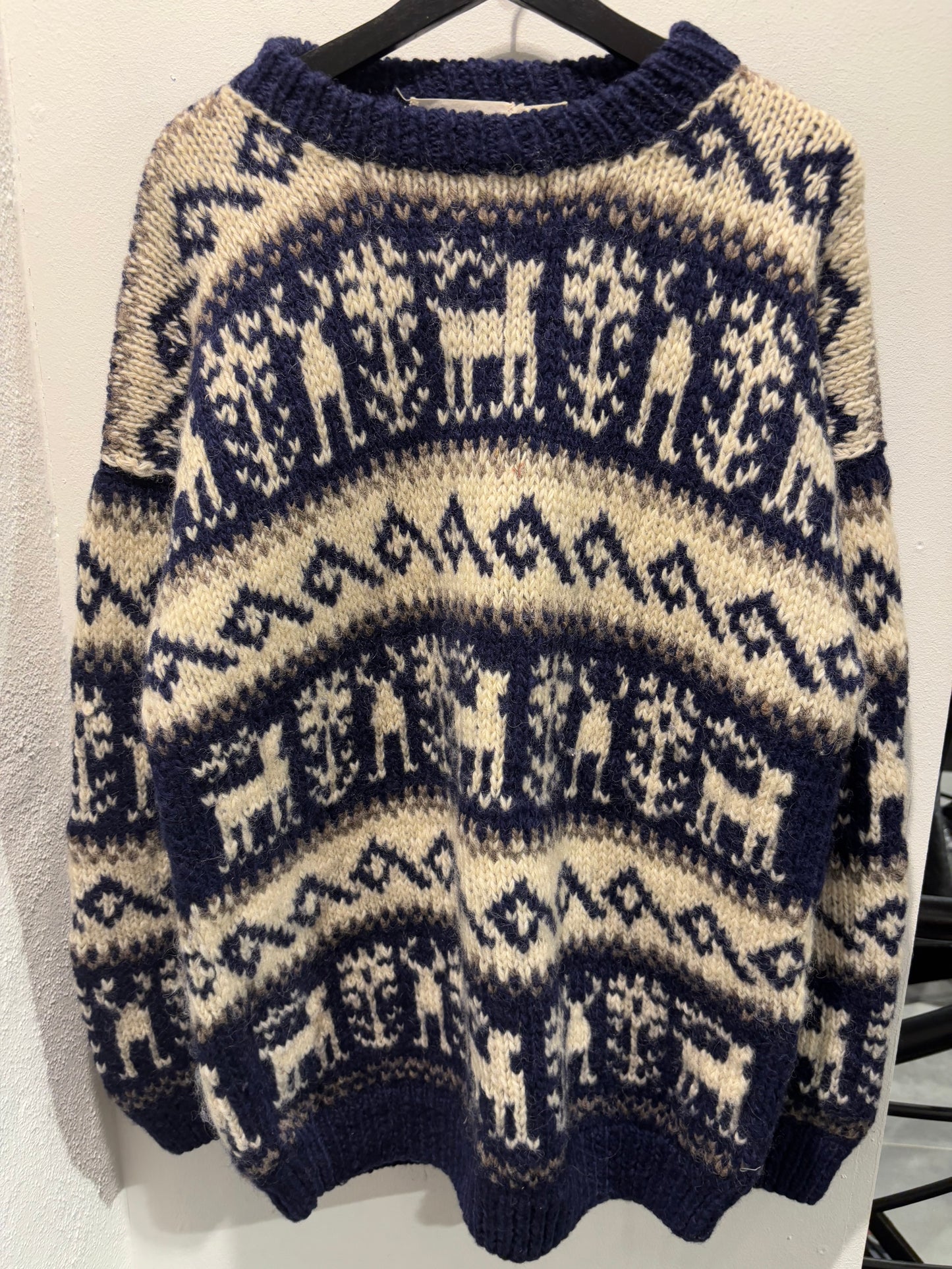Isabel Marant Etoile - Knit - Ecru & Navy - Medina’s Wardrobe - EU38