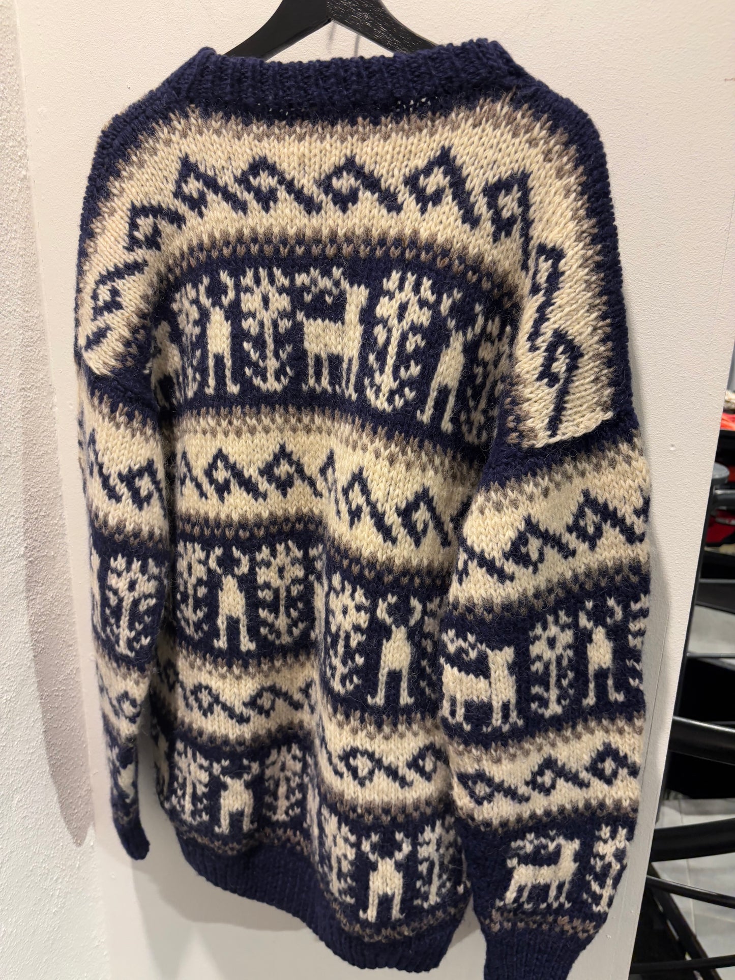 Isabel Marant Etoile - Knit - Ecru & Navy - Medina’s Wardrobe - EU38