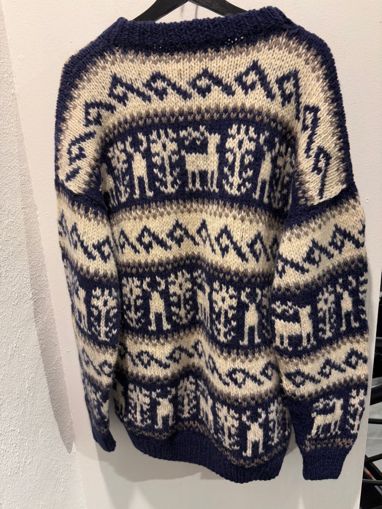 Isabel Marant Etoile - Knit - Ecru & Navy - Medina’s Wardrobe - EU38