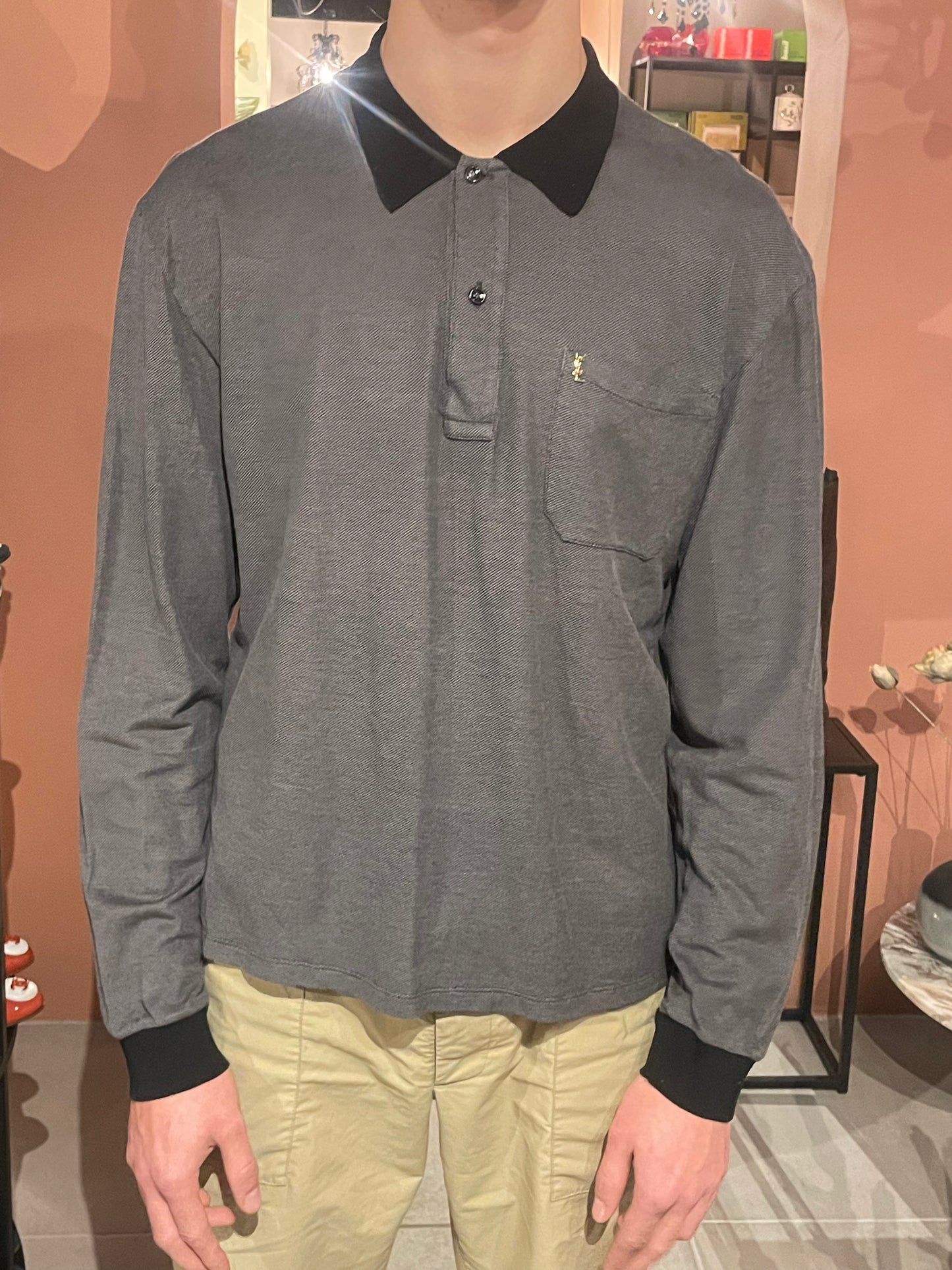 YSL - Langærmet polo - "Vintage for HIM"