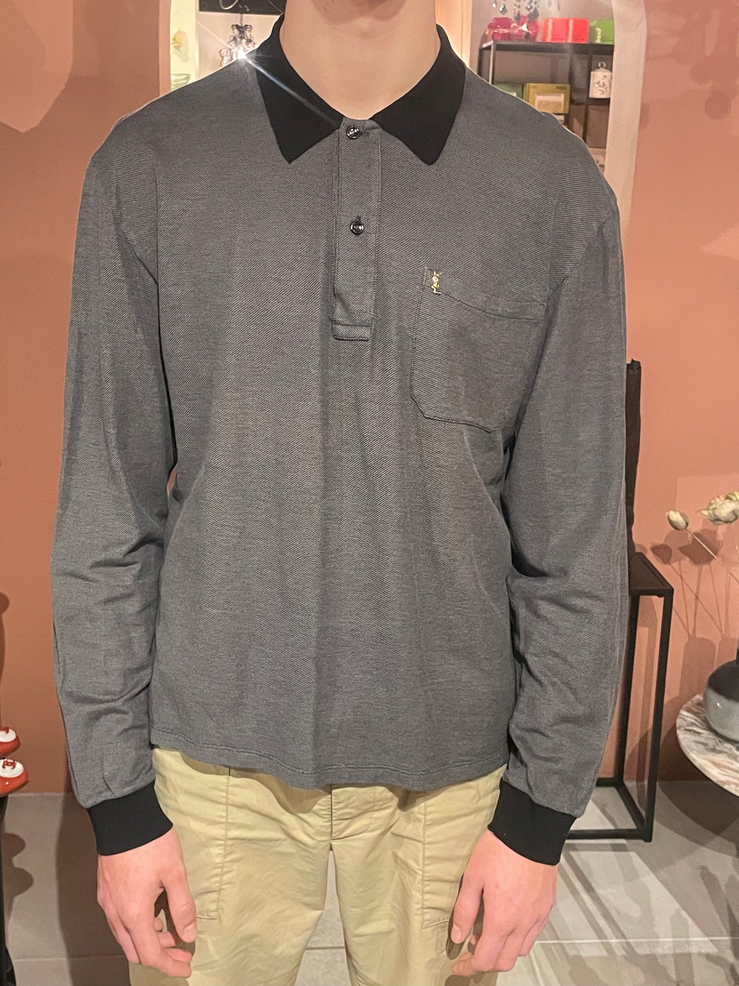 YSL - Langærmet polo - "Vintage for HIM"