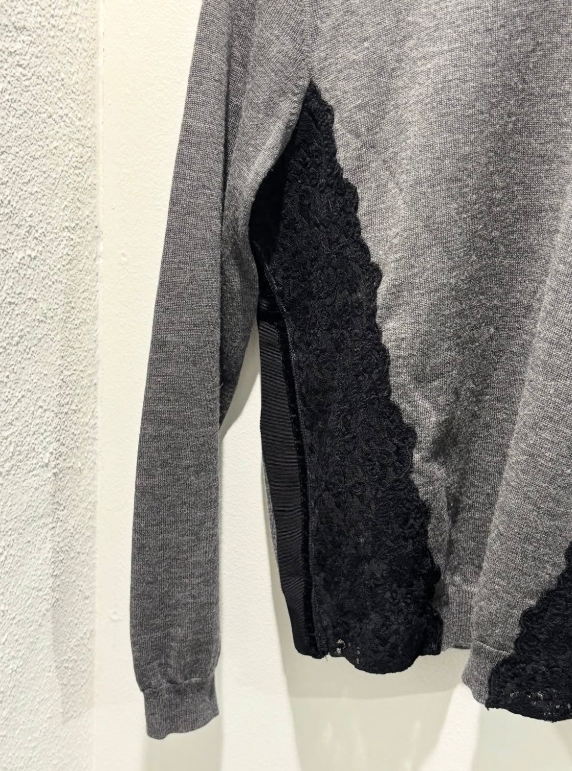 No21 knit - grey with laces - S
