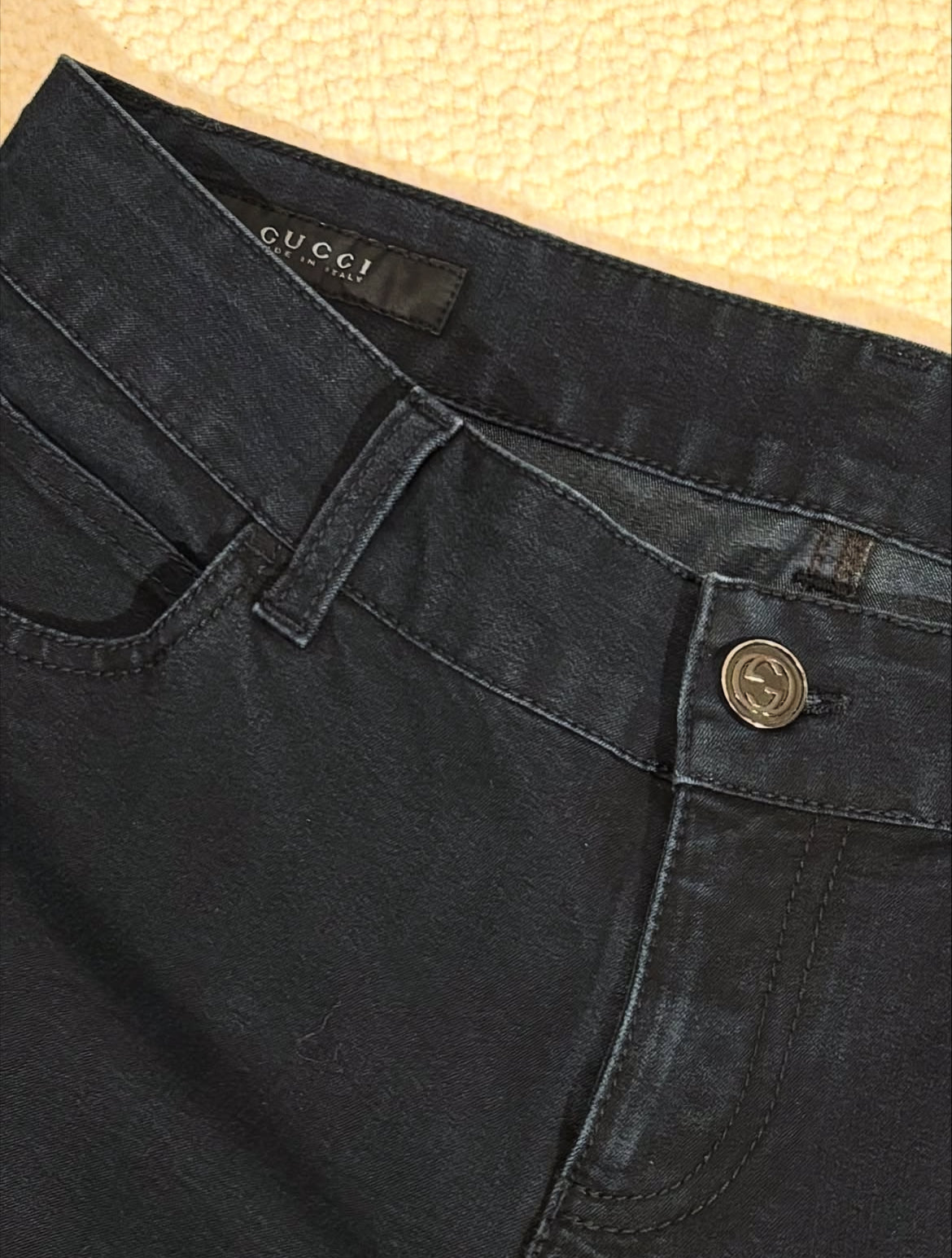 Gucci denim pants – GG logo - EU 38