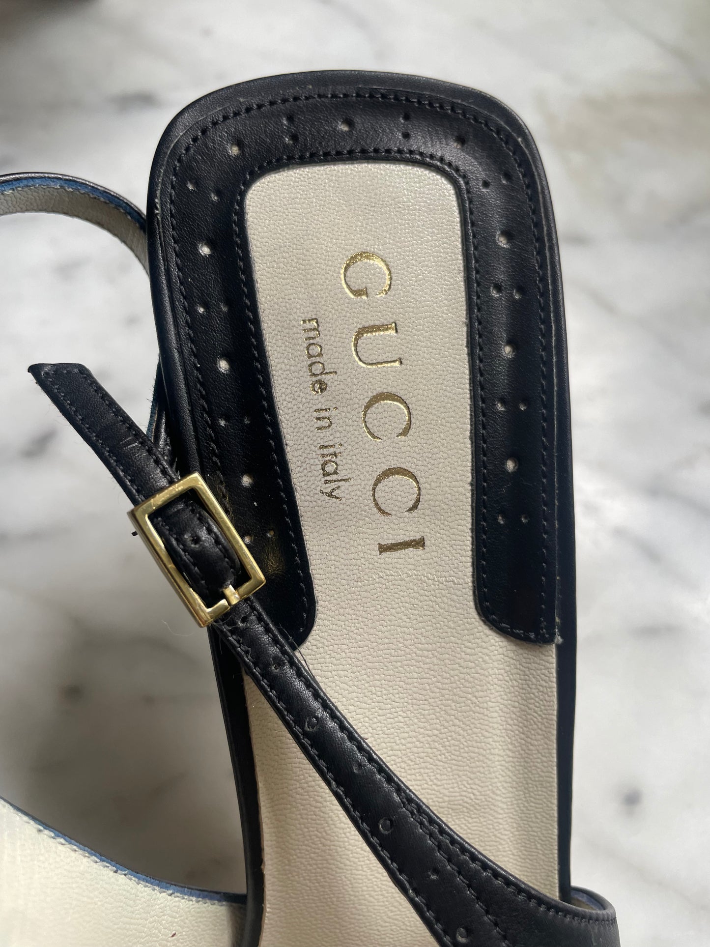 Gucci - Sorte slingbacks