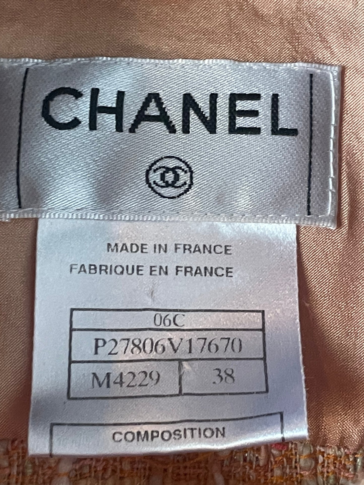 Chanel Skjorte - Tweed - bouclé - str. S/M