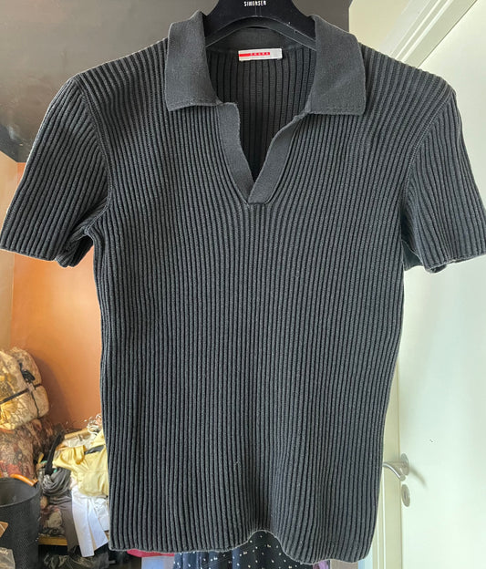 Prada - Ribbed knit polo - "Vintage for HIM"