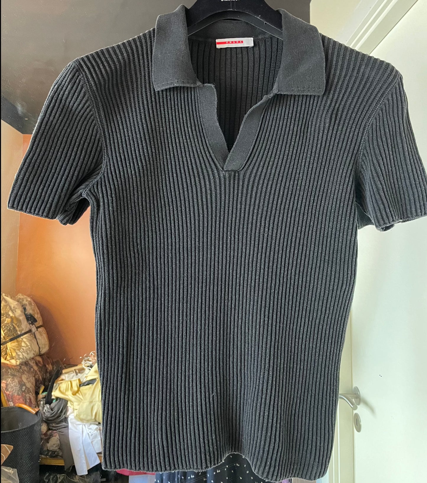 Prada - Ribbed knit polo - "Vintage for HIM"