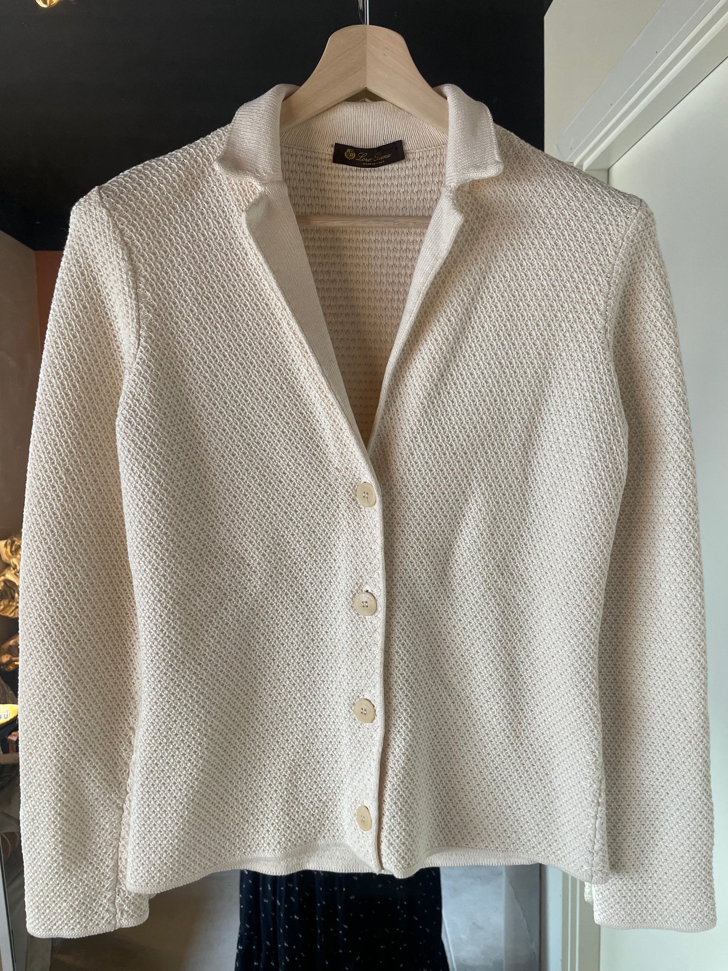 Strikjakke - cardigan - Silke & bomld - Loro Piana - M / L