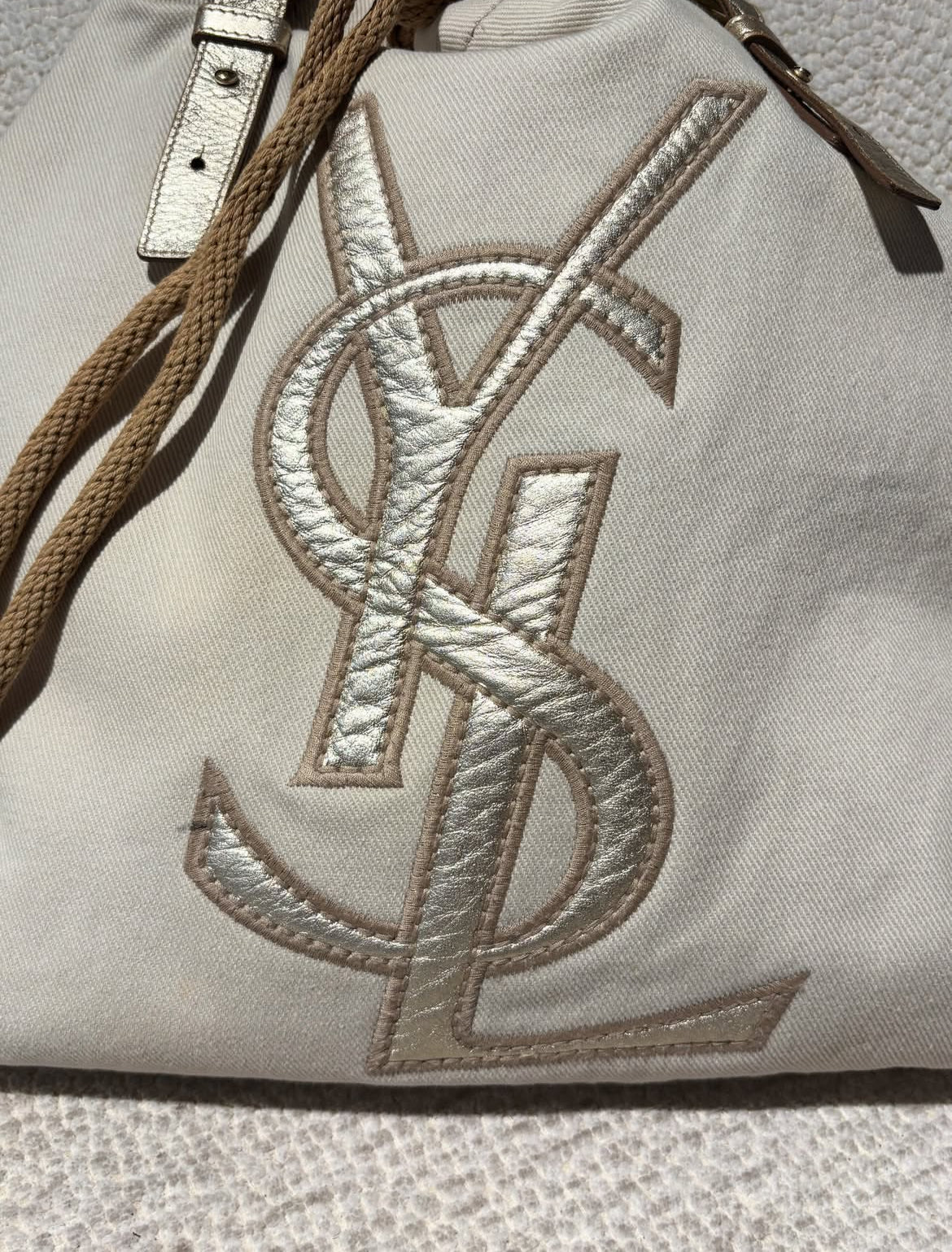 Yves Saint Laurent  - canvas logo bag
